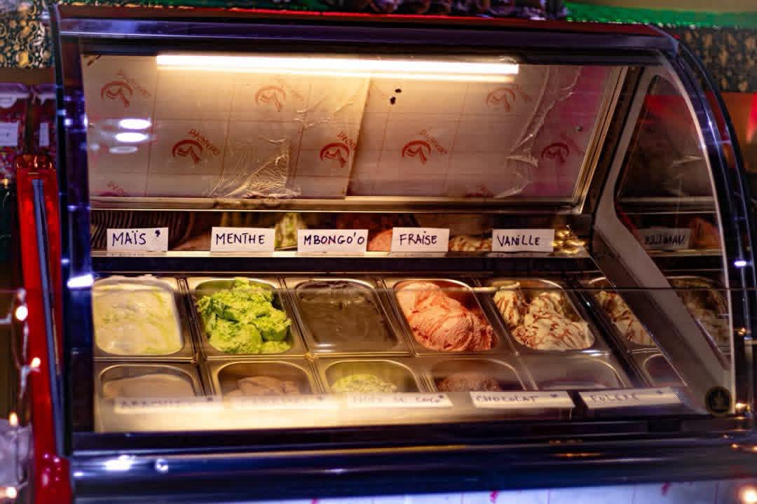 Les glaces aux saveurs locales. Crédit : African Ice
