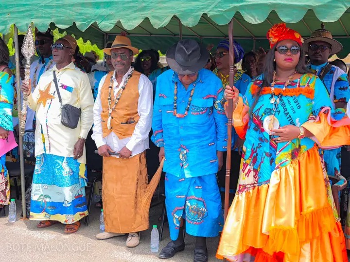 Les Chefs traditionnels Ndengaman François (Luma); Ipoua Olivier ( Groupement Iyasa); Edongue James ( Groupement Batanga Sud) et Mahouve Gaëlle (Groupement Batanga Lohovè). 2025