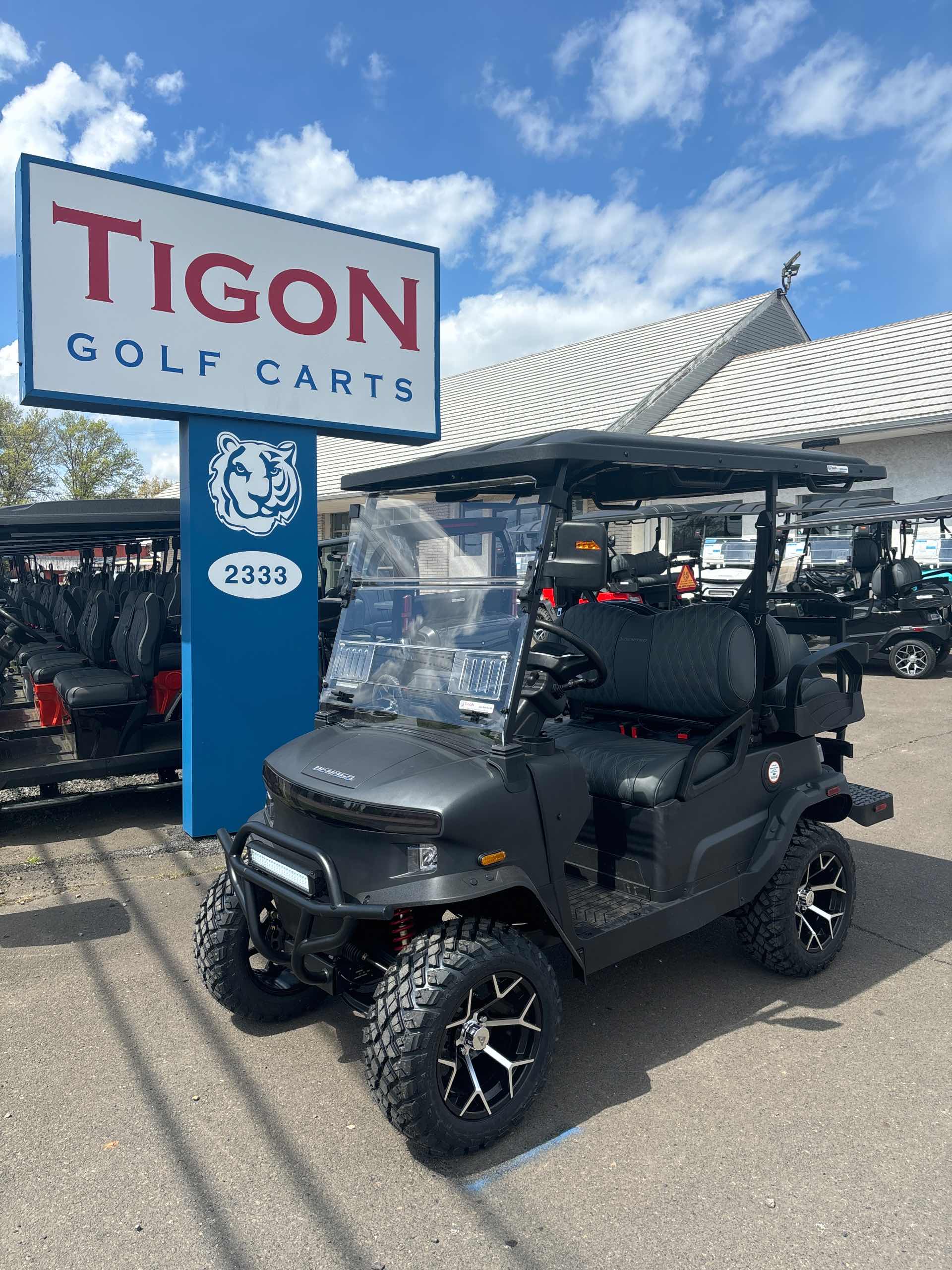 2025 Denago Nomad XL Golf Cart in Matte Black