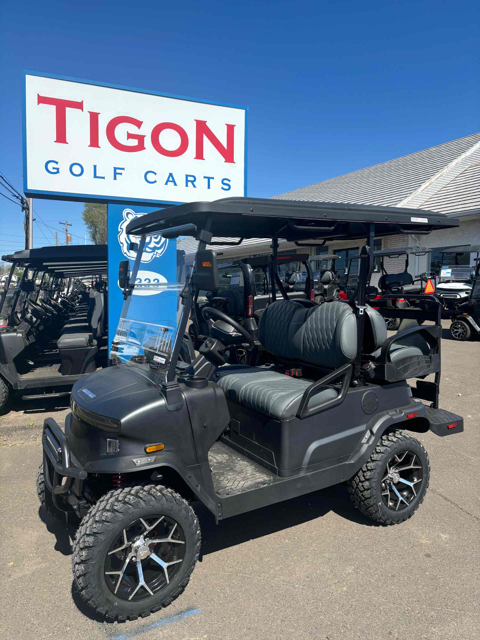 2026 Denago Nomad XL Golf Cart in Matte Black