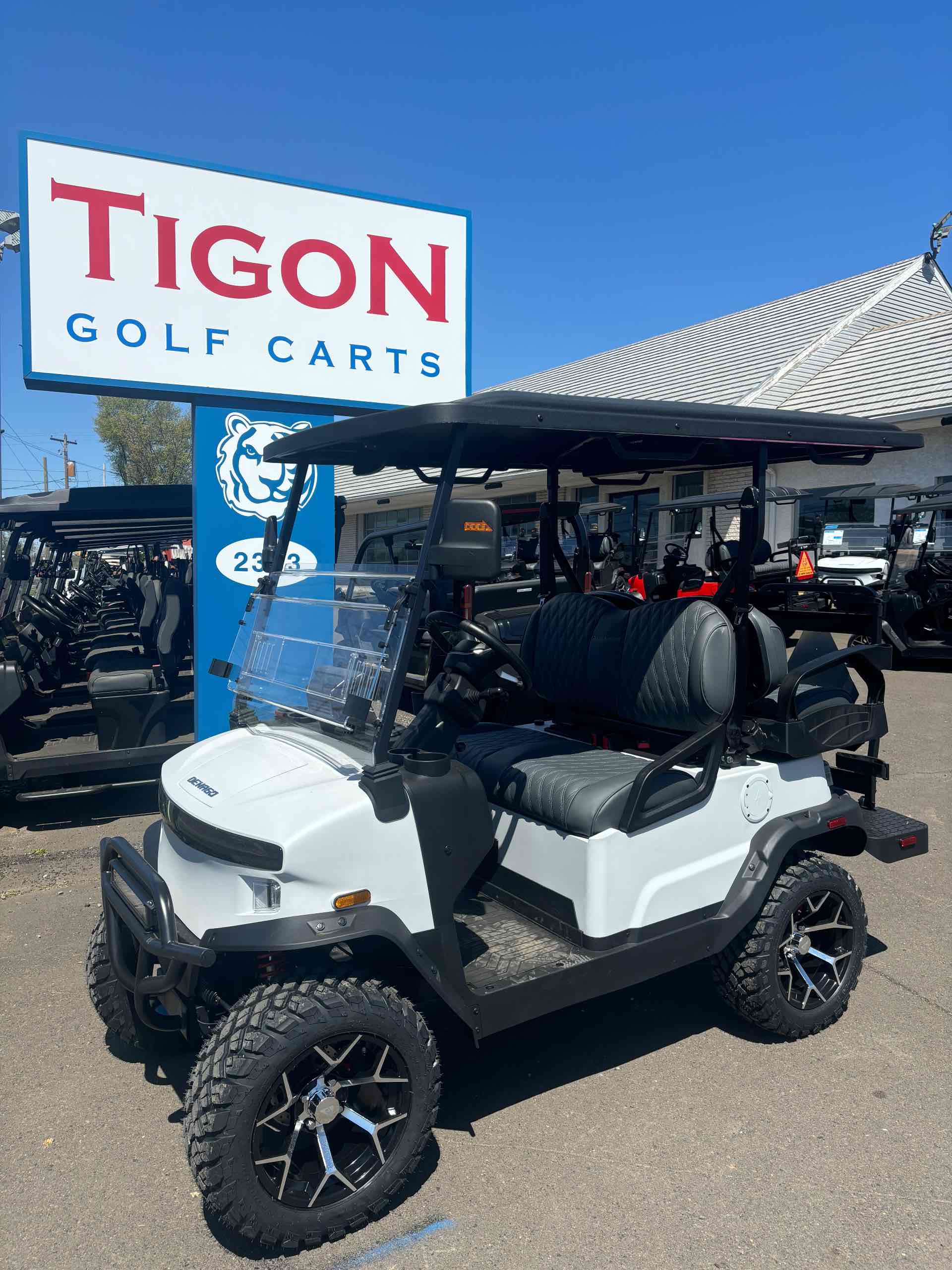 2025 Denago Nomad XL Golf Cart in Matte White