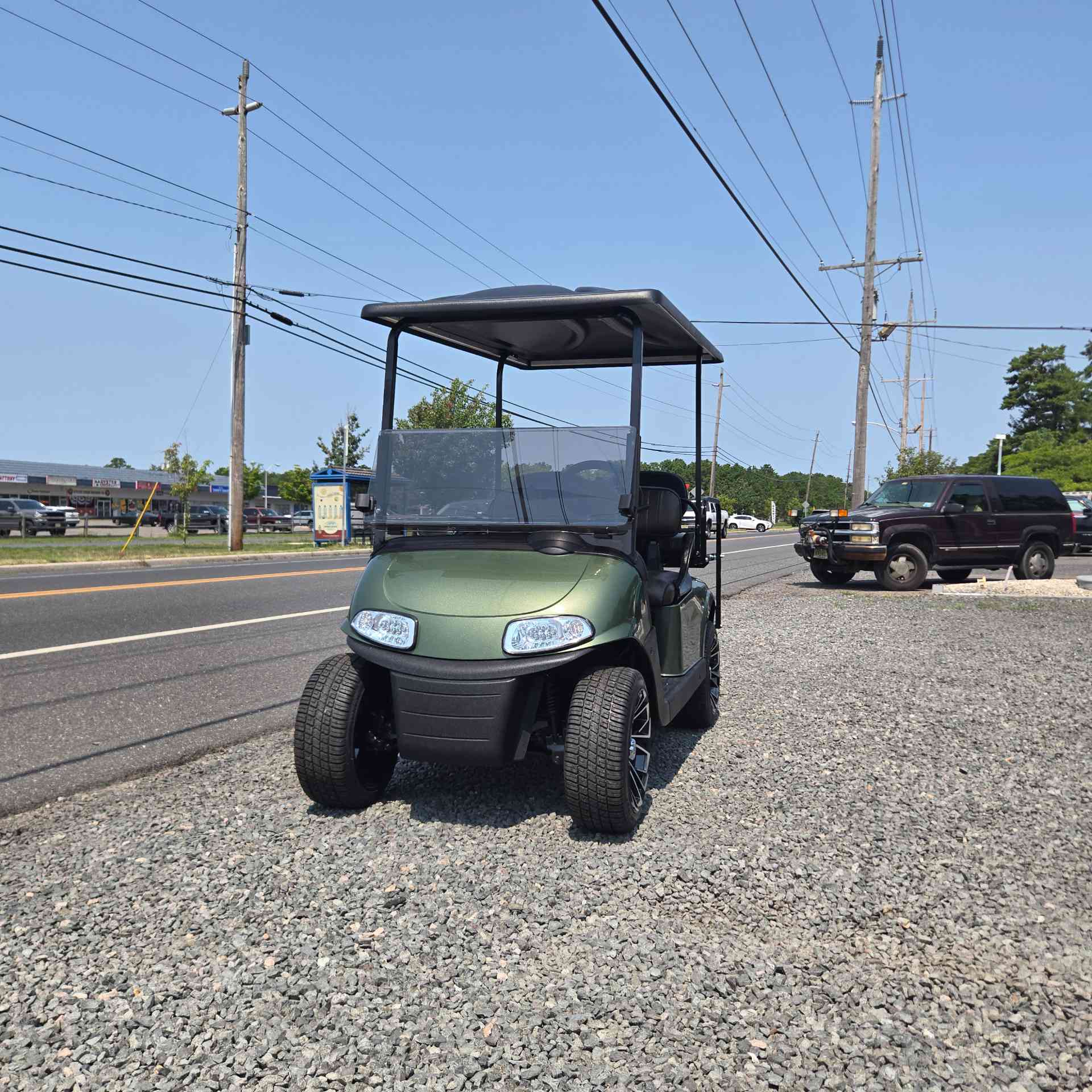 Used 2021 EZGO RXV Golf Cart in Green for sale at TIGON Waretown, NJ