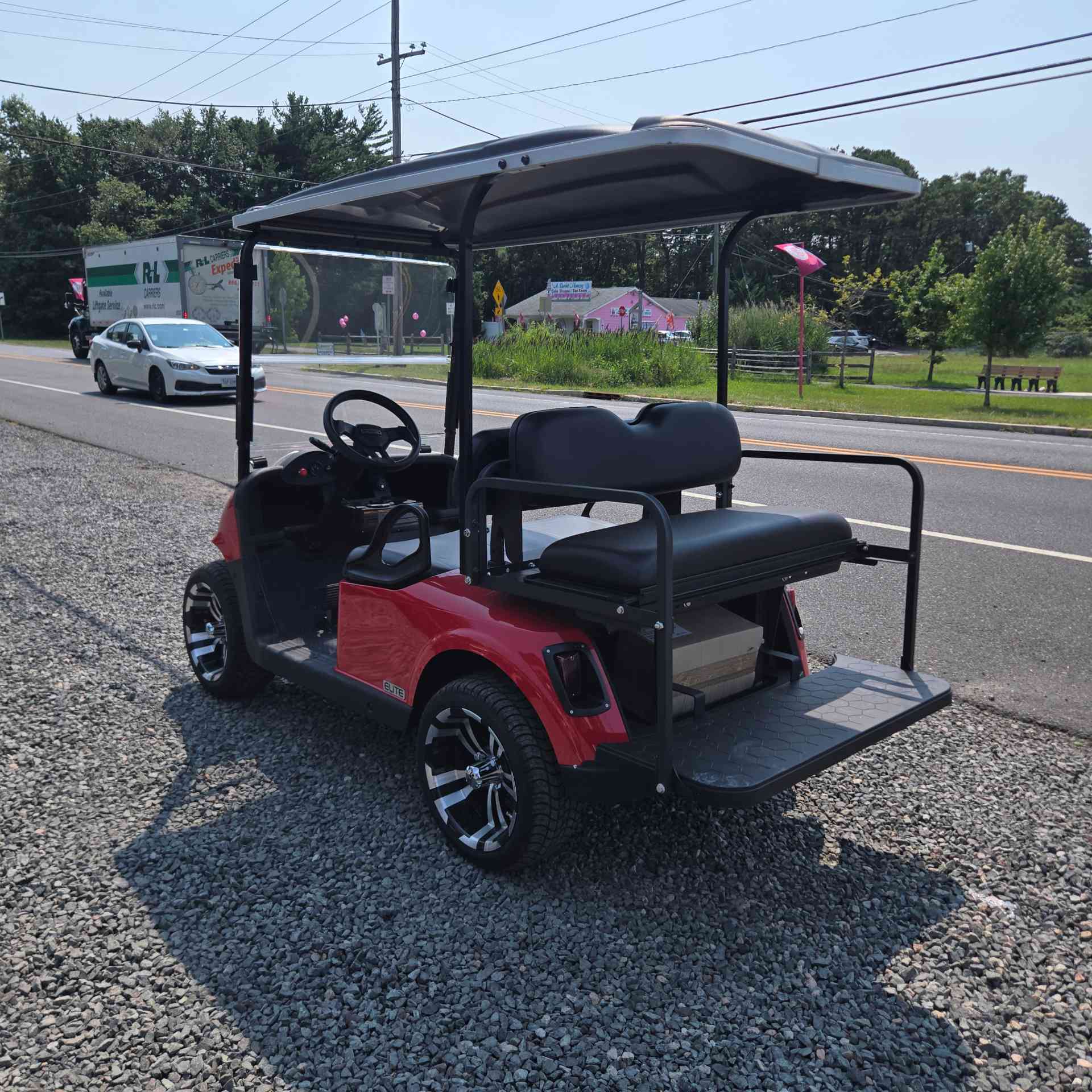 2021 EZGO RXV Red golf cart in Red — photo 3 of 4, Waretown, NJ
