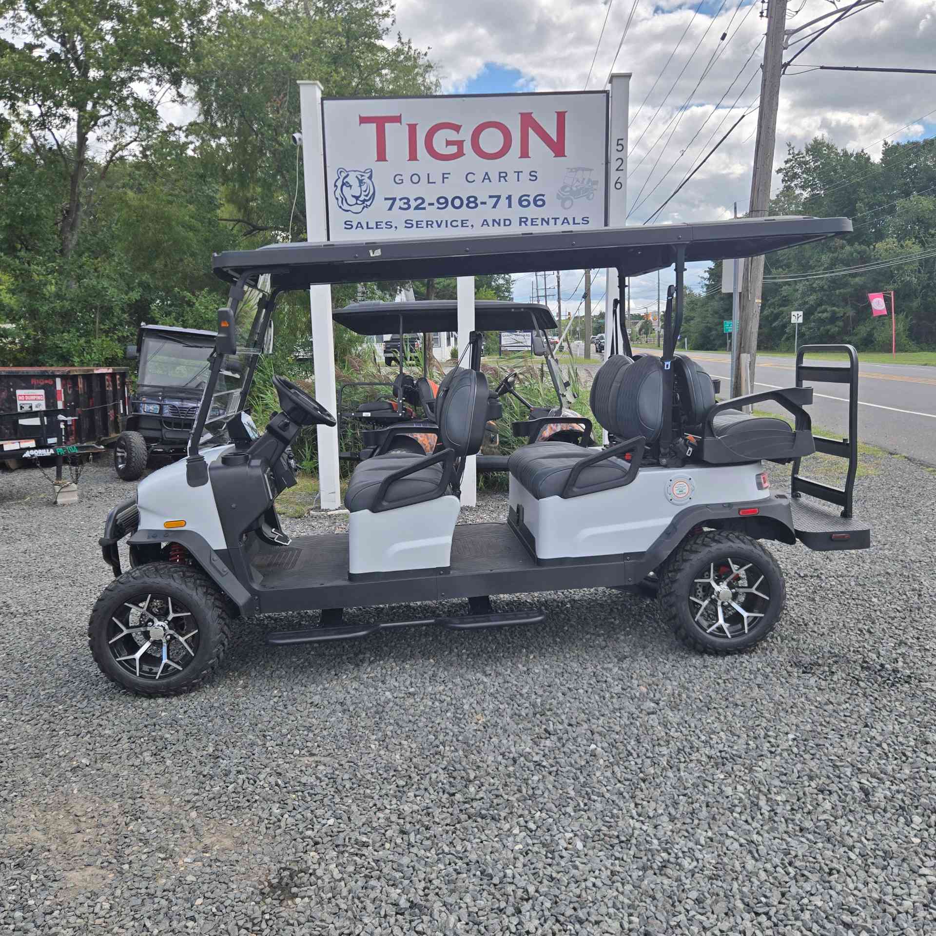 2026 Denago Rover XL6 Matte White golf cart in Matte White — photo 2 of 4, Waretown, NJ