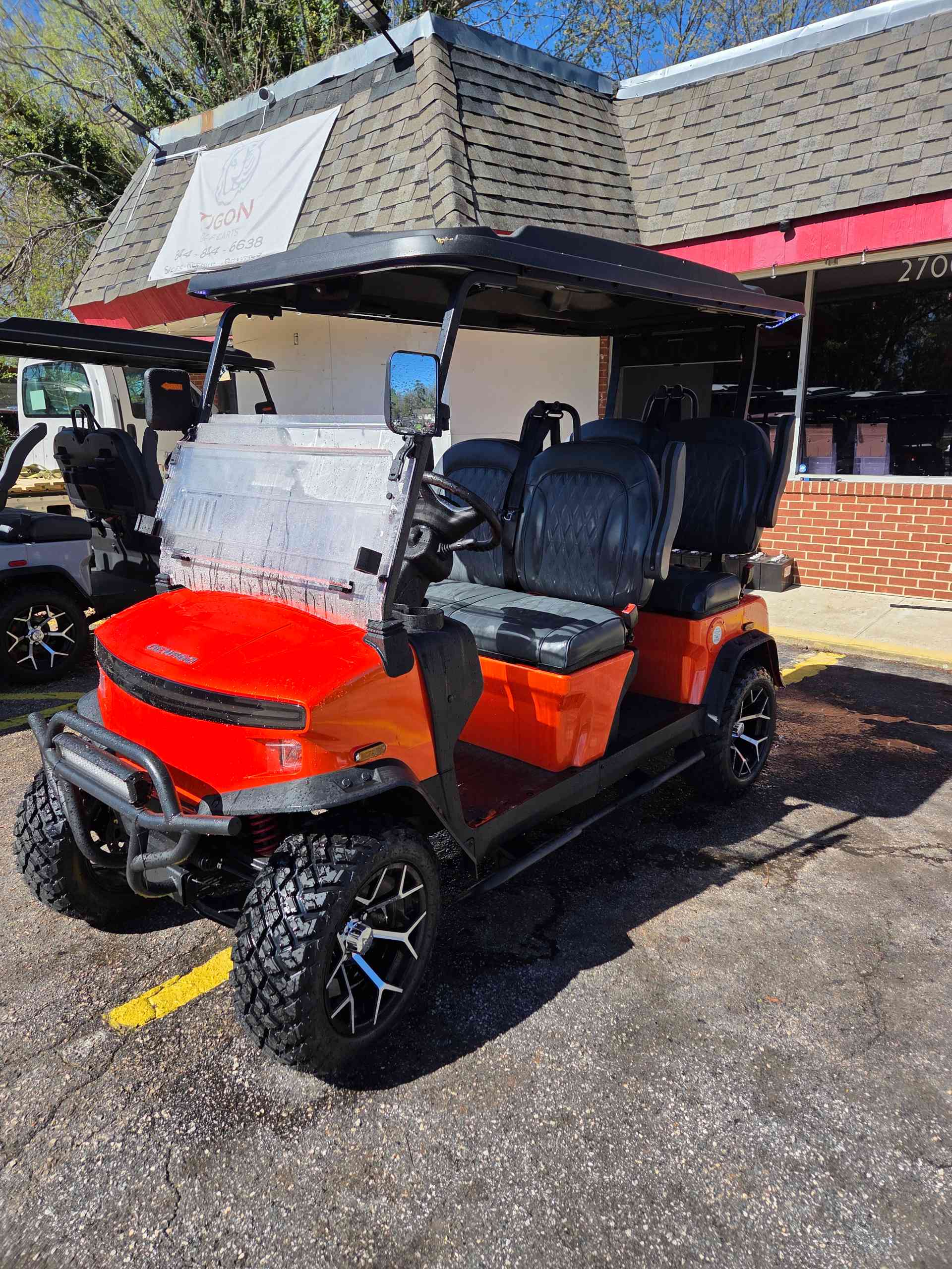 2026 Denago Rover XL Golf Cart in Lava