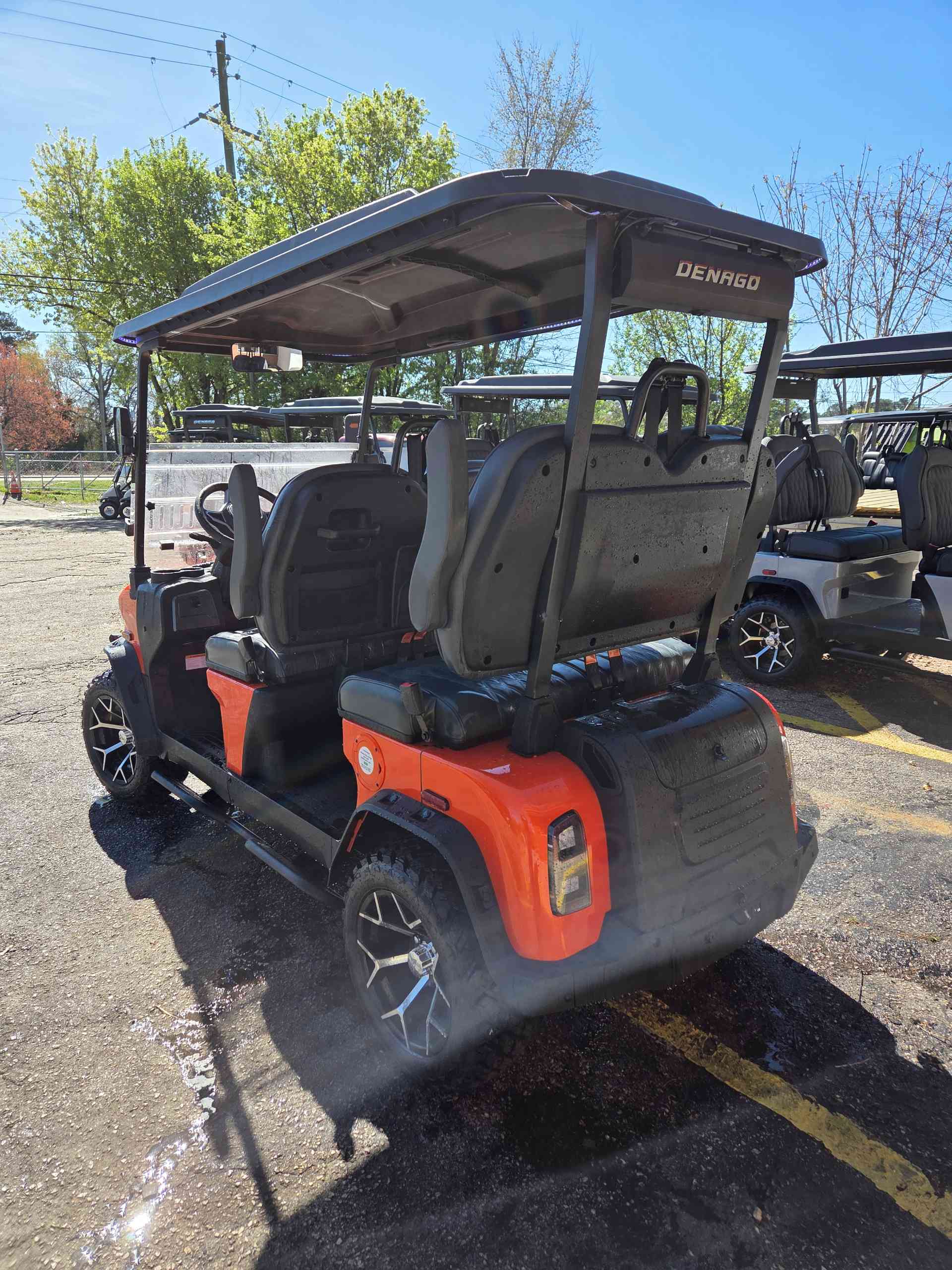 2026 Denago Rover XL Lava golf cart in Lava — photo 3 of 4, Raleigh, NC