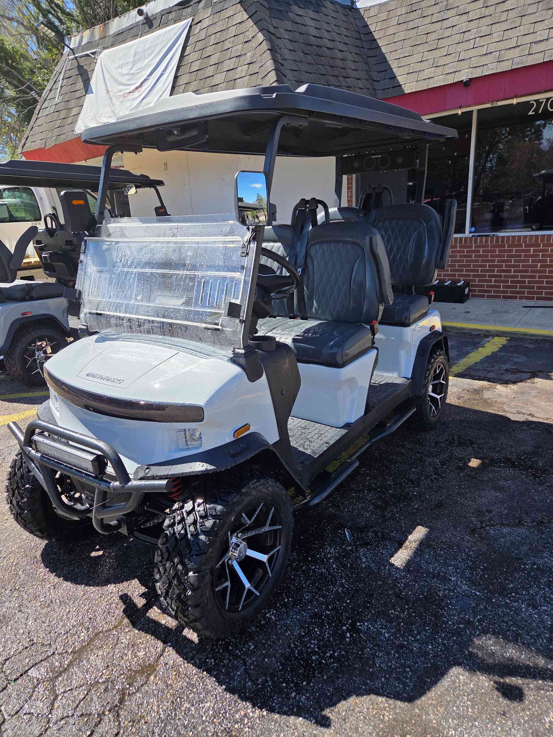 2026 Denago Rover XL Golf Cart in White