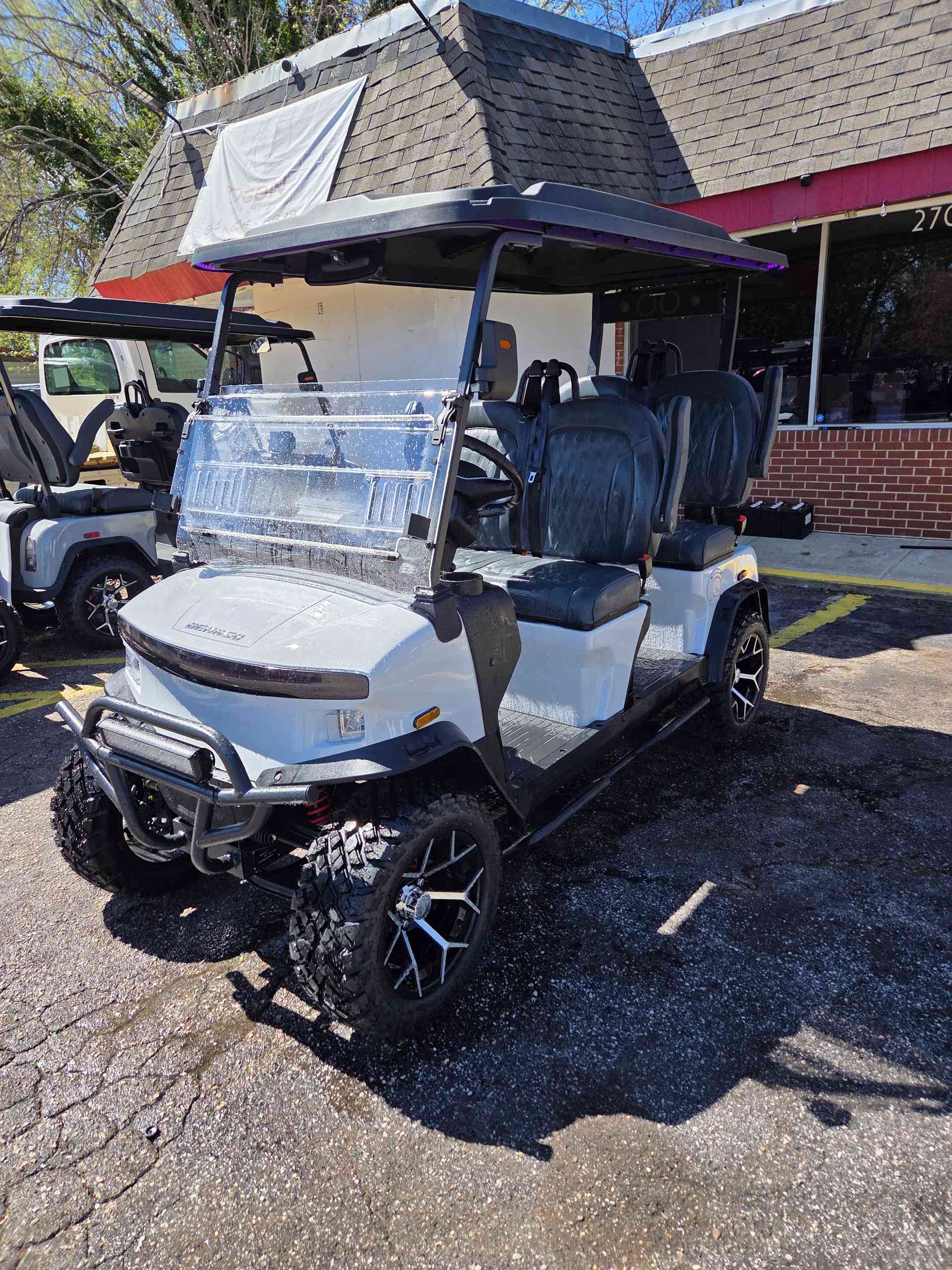 2026 Denago Rover XL Golf Cart in White