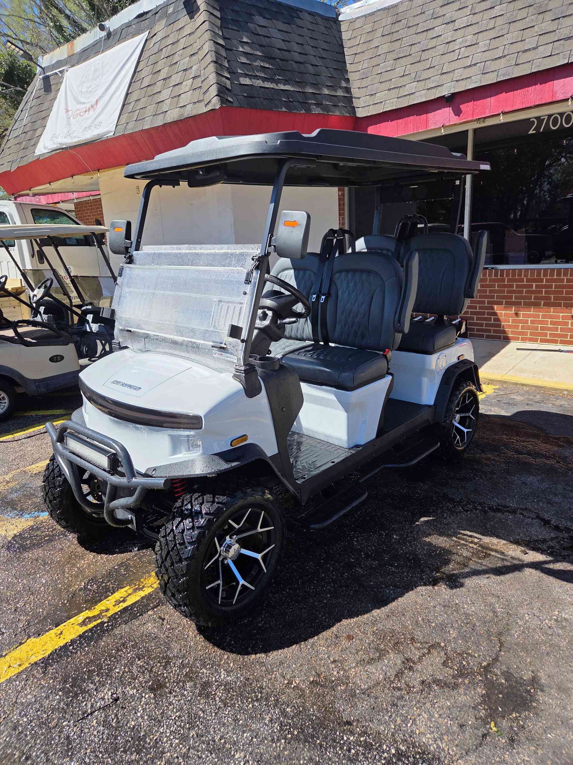 2026 Denago Rover XL Golf Cart in White
