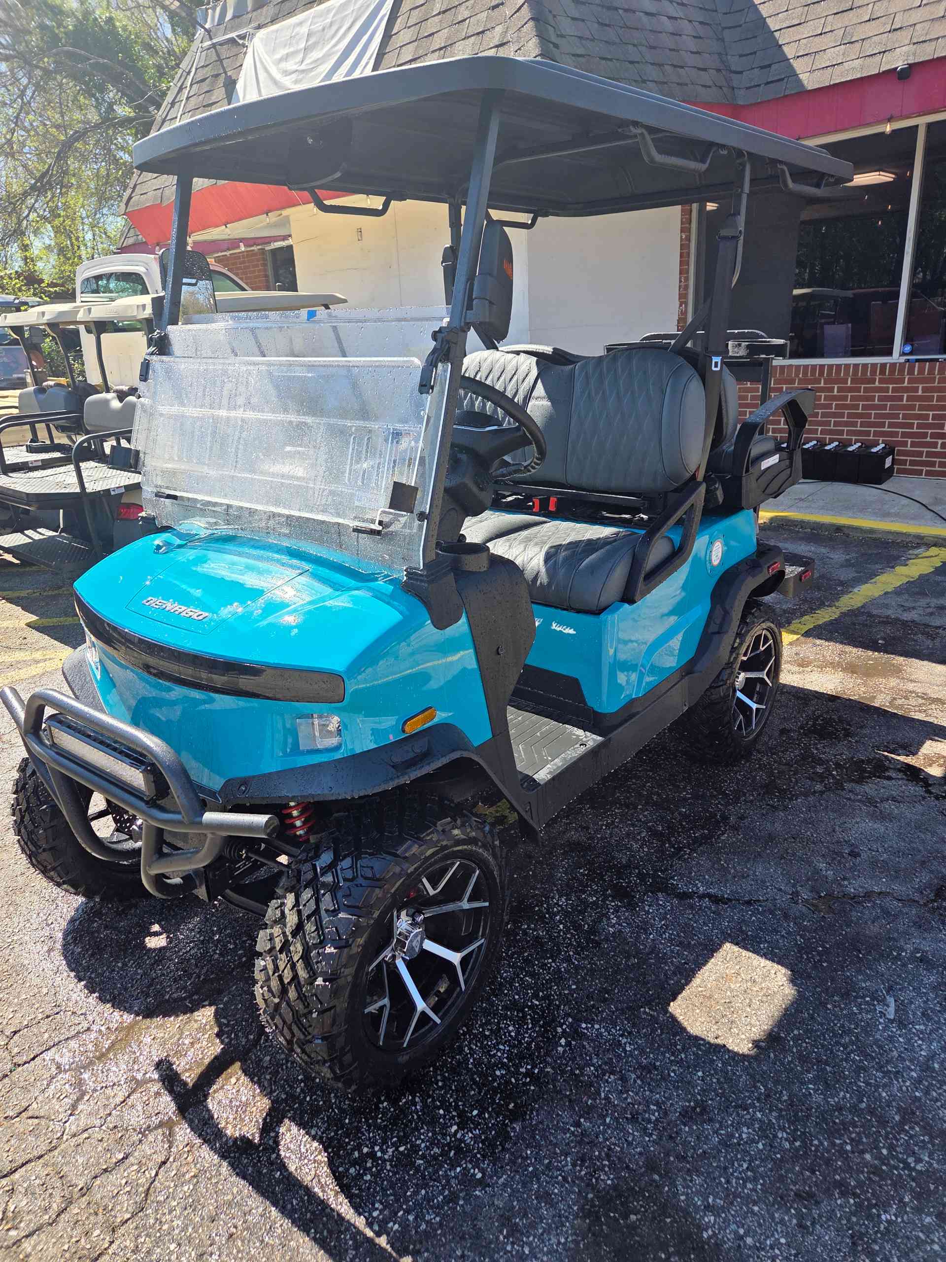 2026 Denago Nomad XL Golf Cart in Aqua