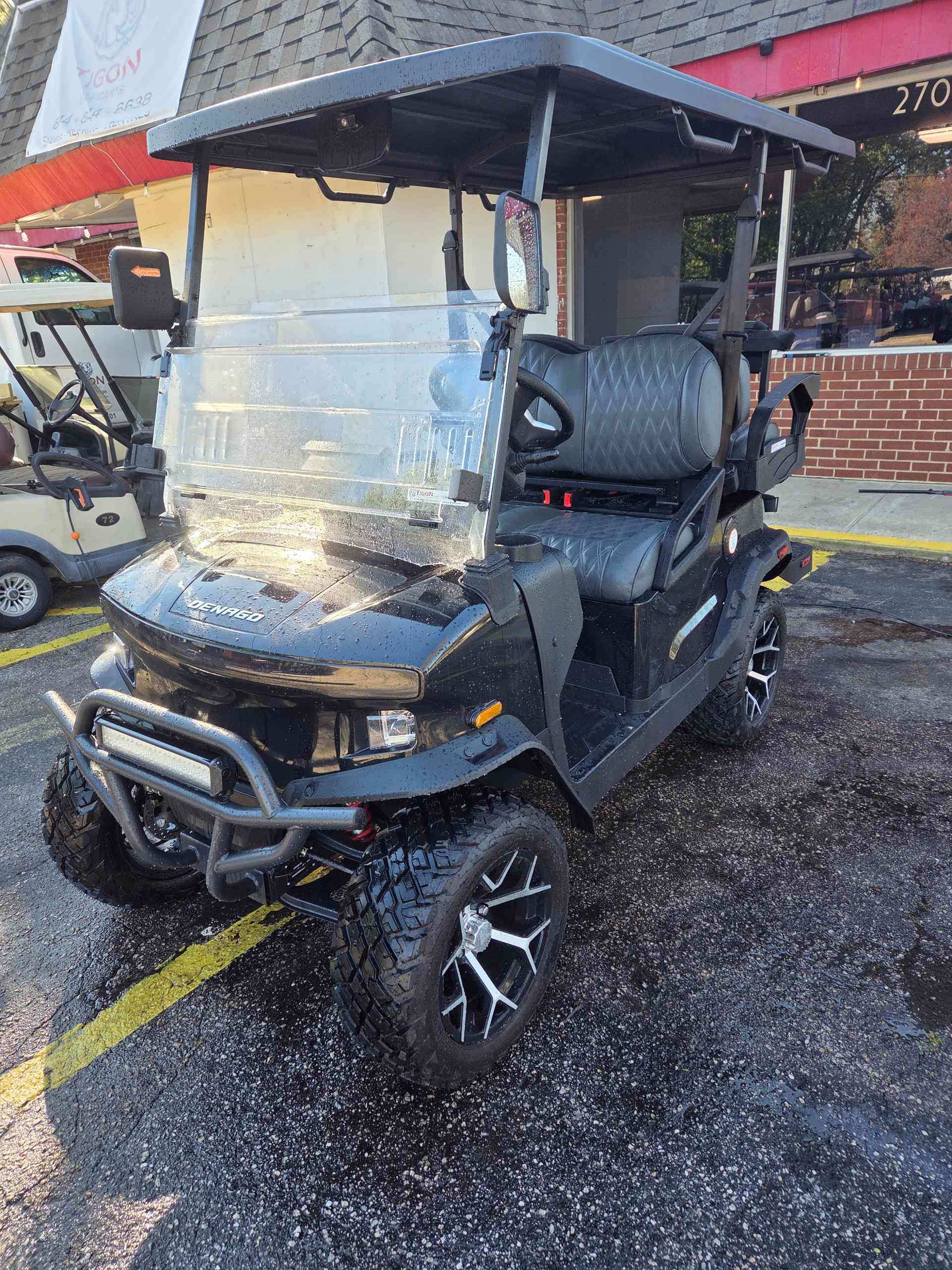 2026 Denago Nomad XL Golf Cart in Black