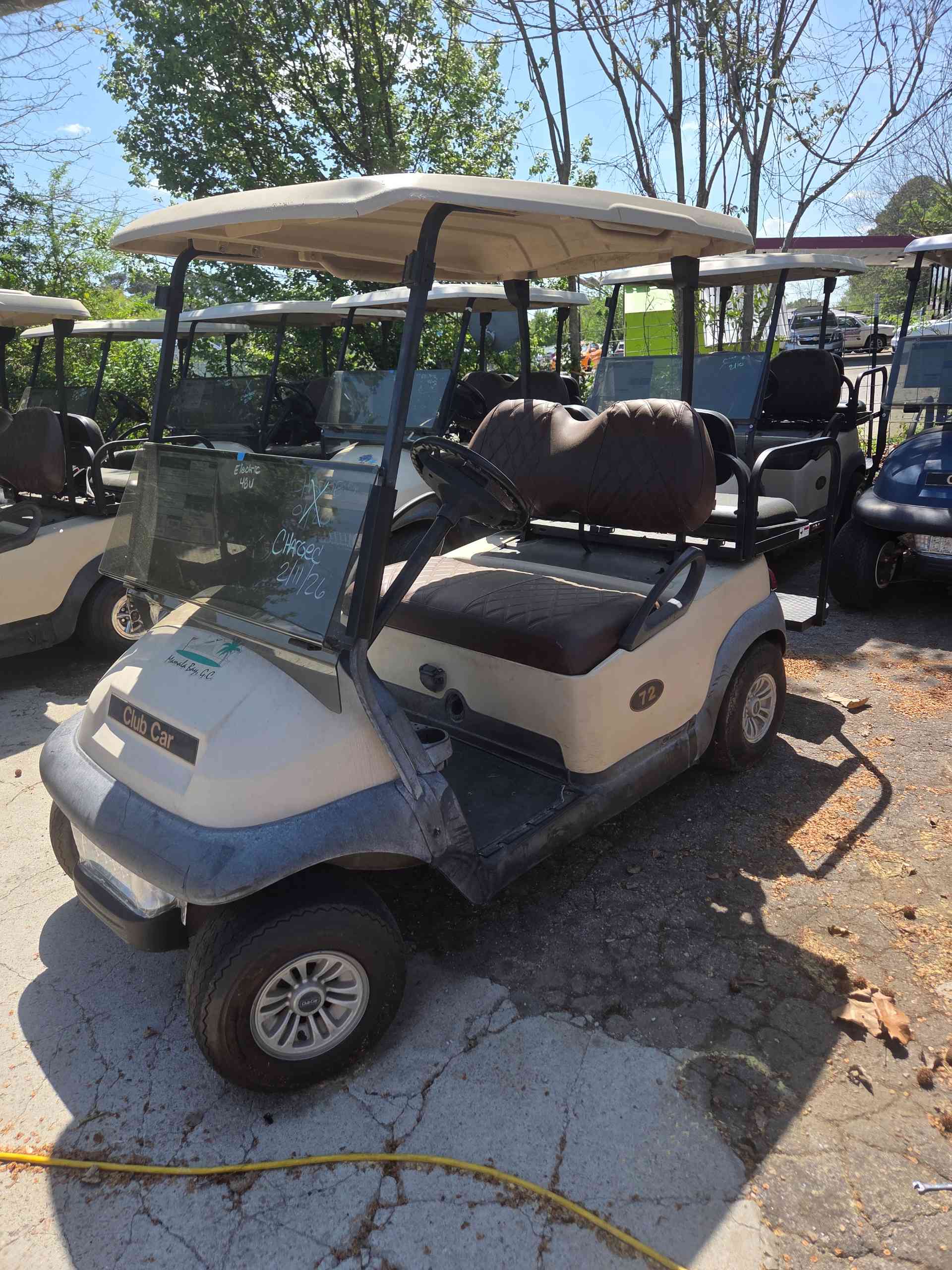2015 Club Car Precedent Golf Cart in Beige