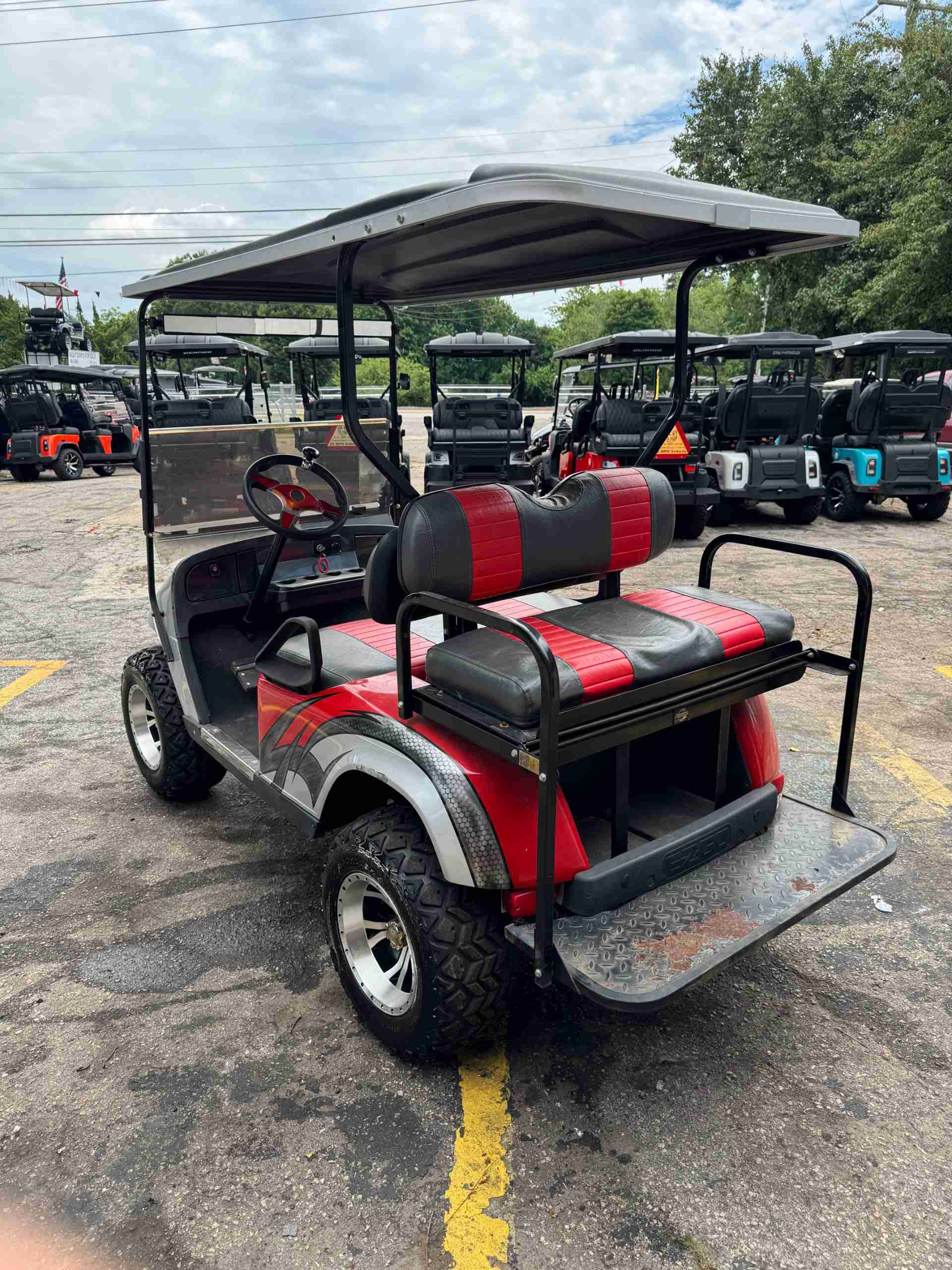1999 EZGO Other Red golf cart in Red — photo 3 of 4, Raleigh, NC