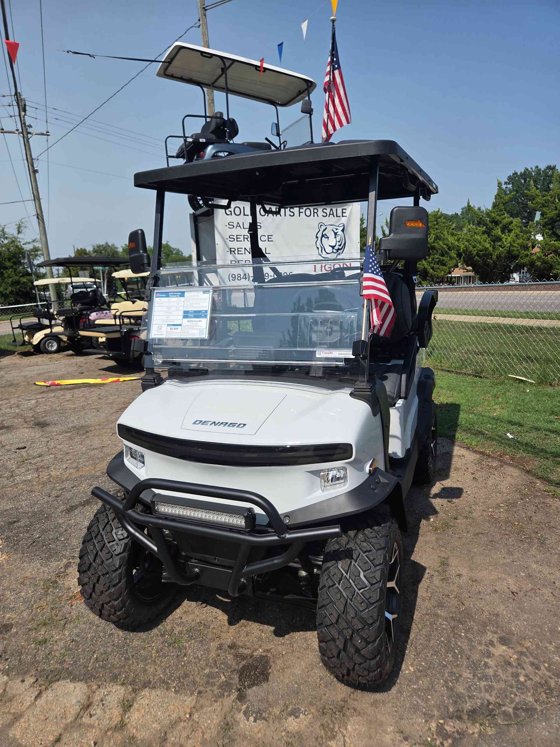 2026 Denago Nomad XL Golf Cart in White