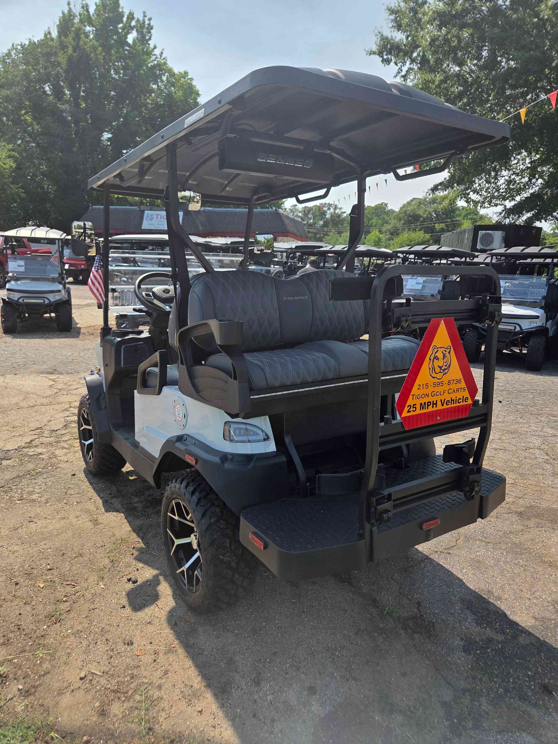 2026 Denago Nomad XL White golf cart in White — photo 3 of 4, Raleigh, NC