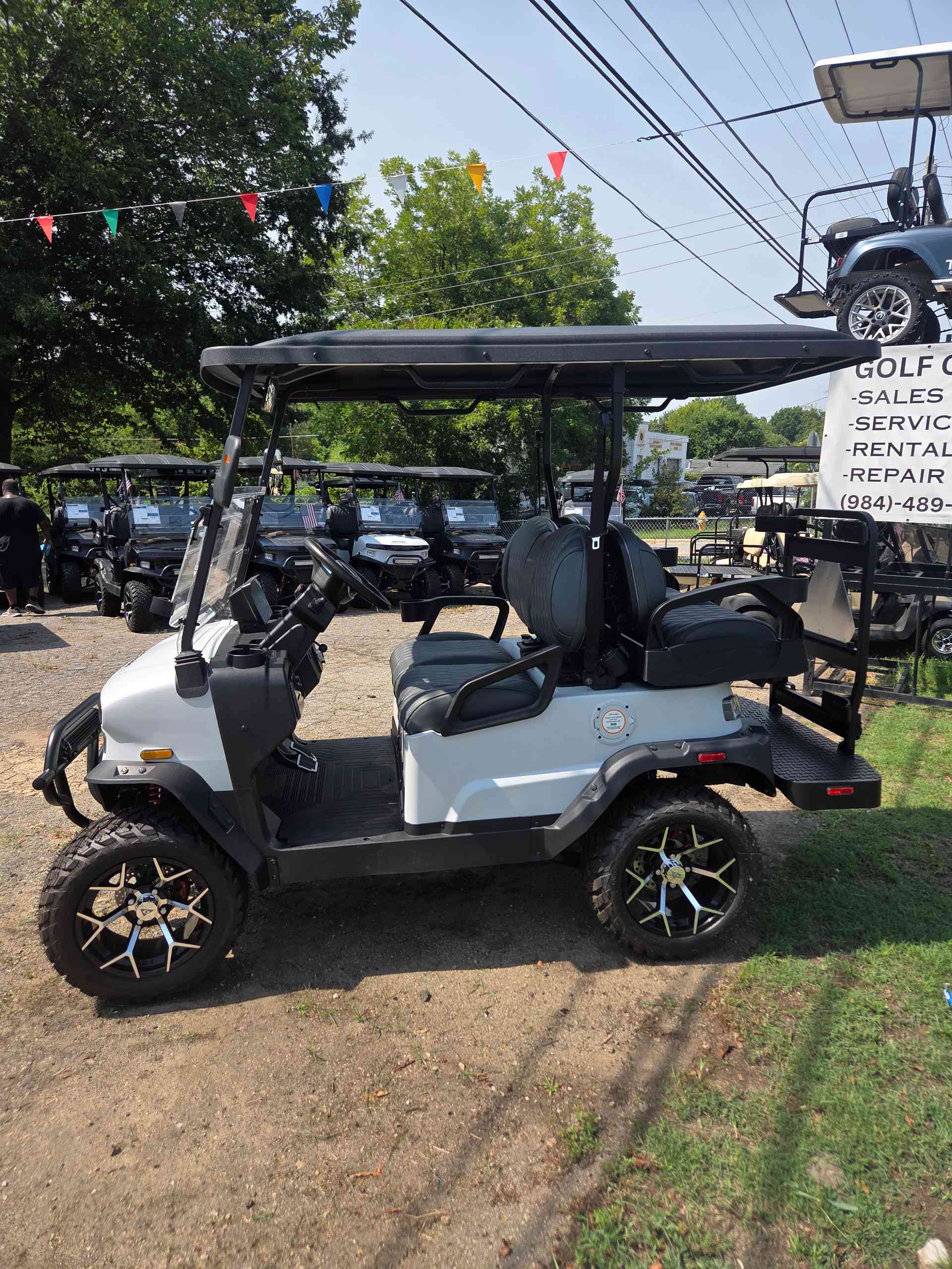 2026 Denago Nomad XL Matte White golf cart in Matte White — photo 2 of 4, Raleigh, NC