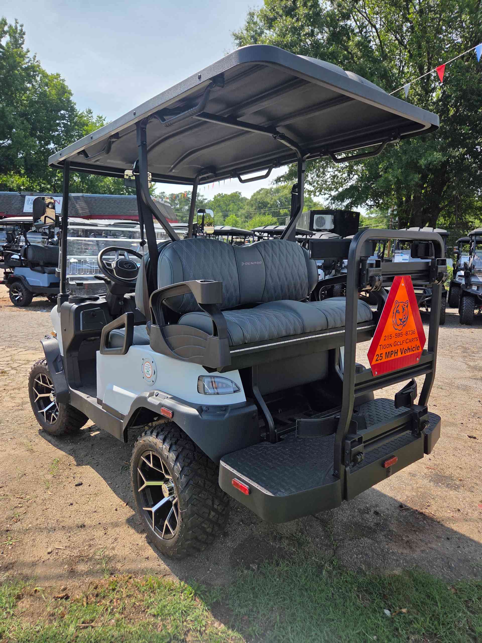 2026 Denago Nomad XL Matte White golf cart in Matte White — photo 3 of 4, Raleigh, NC