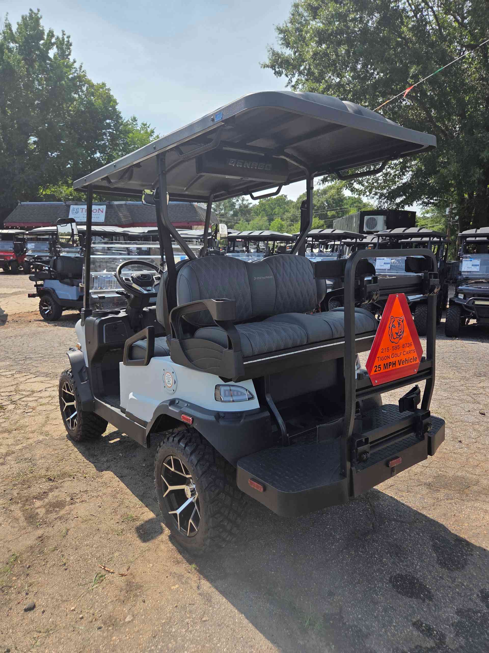 2026 Denago Nomad XL Matte White golf cart in Matte White — photo 3 of 4, Raleigh, NC