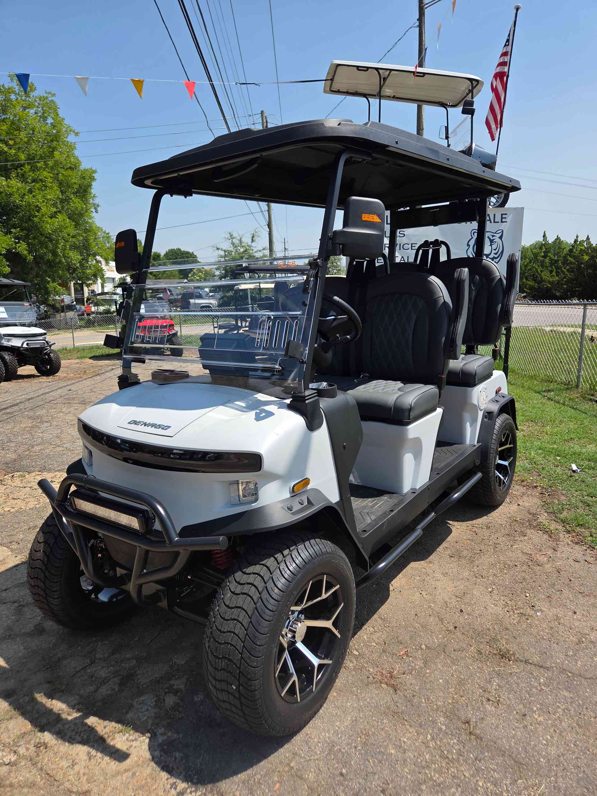 2026 Denago Rover XL Golf Cart in Matte White