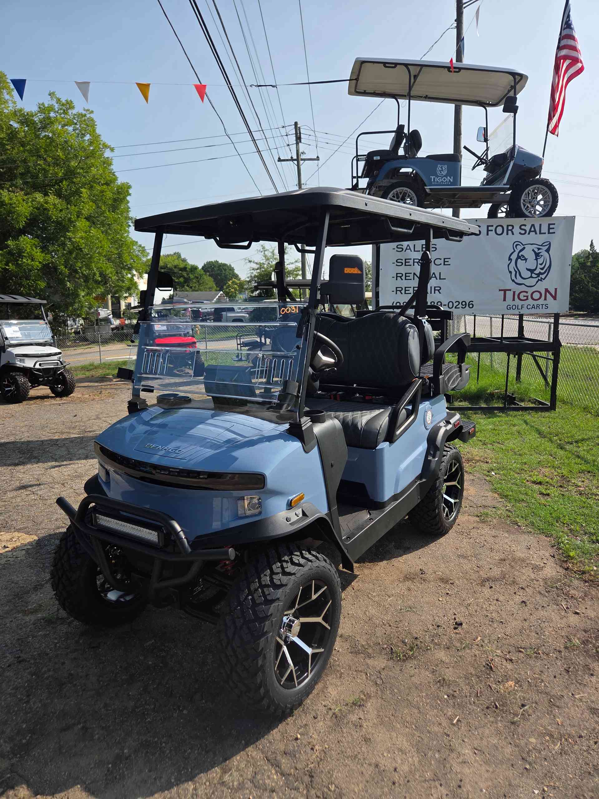 2026 Denago Nomad XL Golf Cart in Glacier
