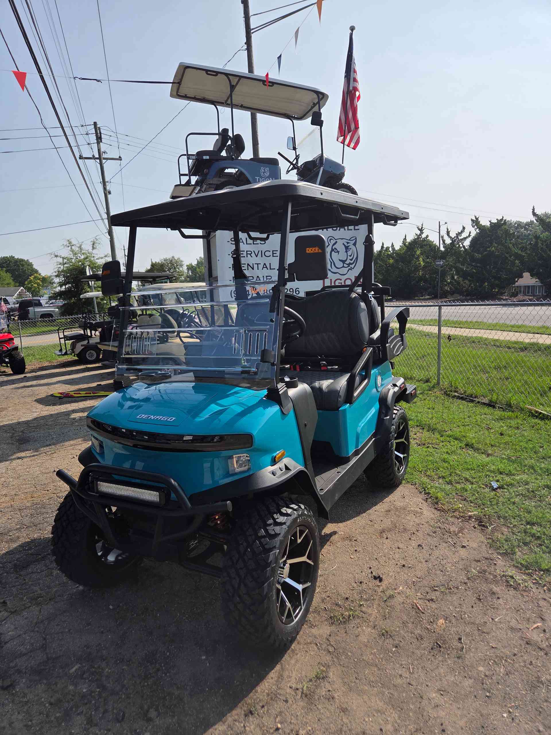 2026 Denago Nomad XL Golf Cart in Aqua
