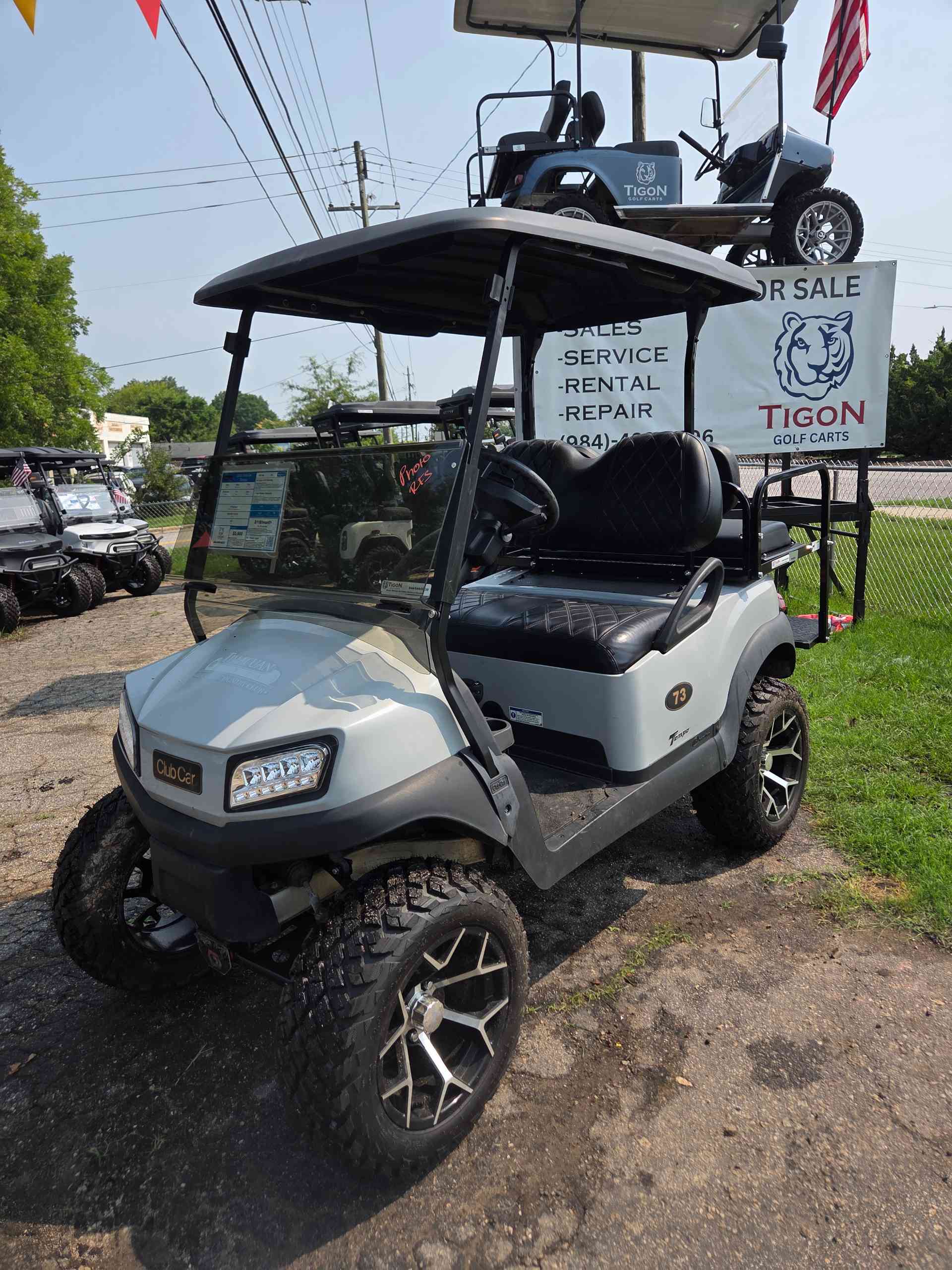2020 Club Car Tempo Golf Cart in Gray