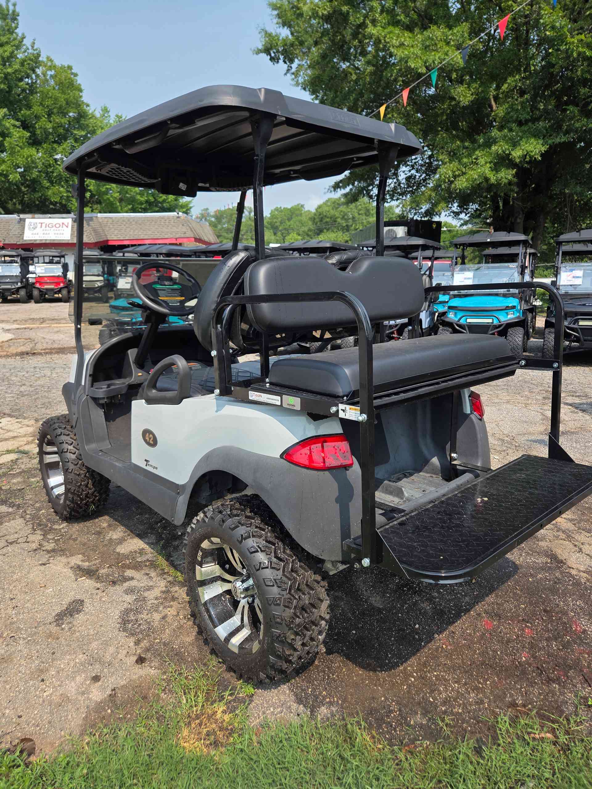 2020 Club Car Tempo Gray golf cart in Gray — photo 4 of 5, Raleigh, NC
