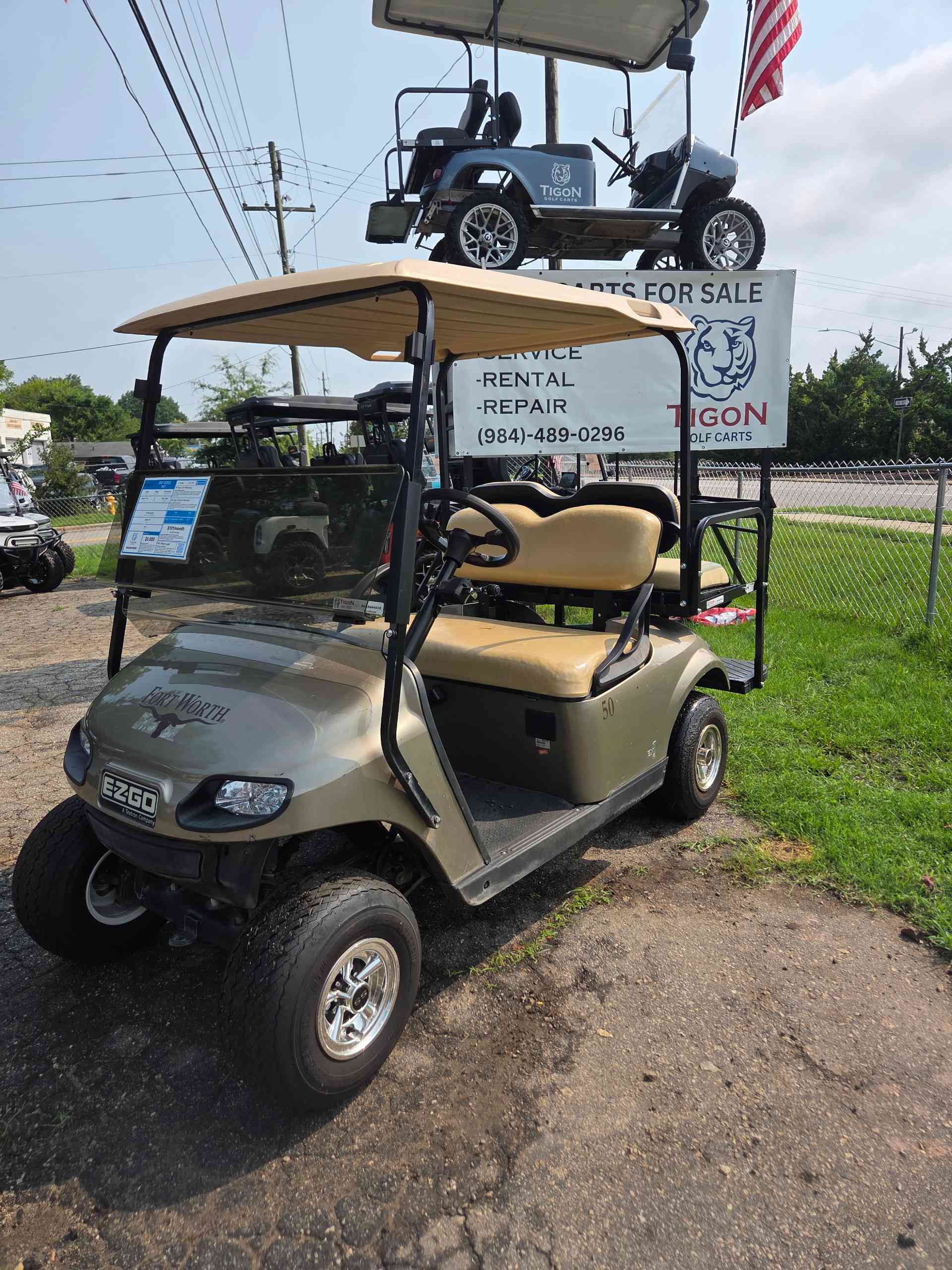2021 EZGO TXT Golf Cart in Champane