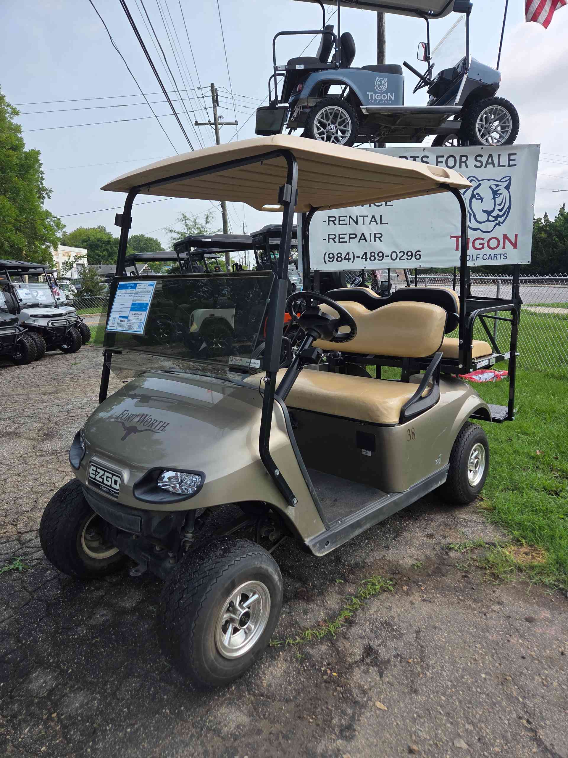 2021 EZGO TXT Golf Cart in Champane