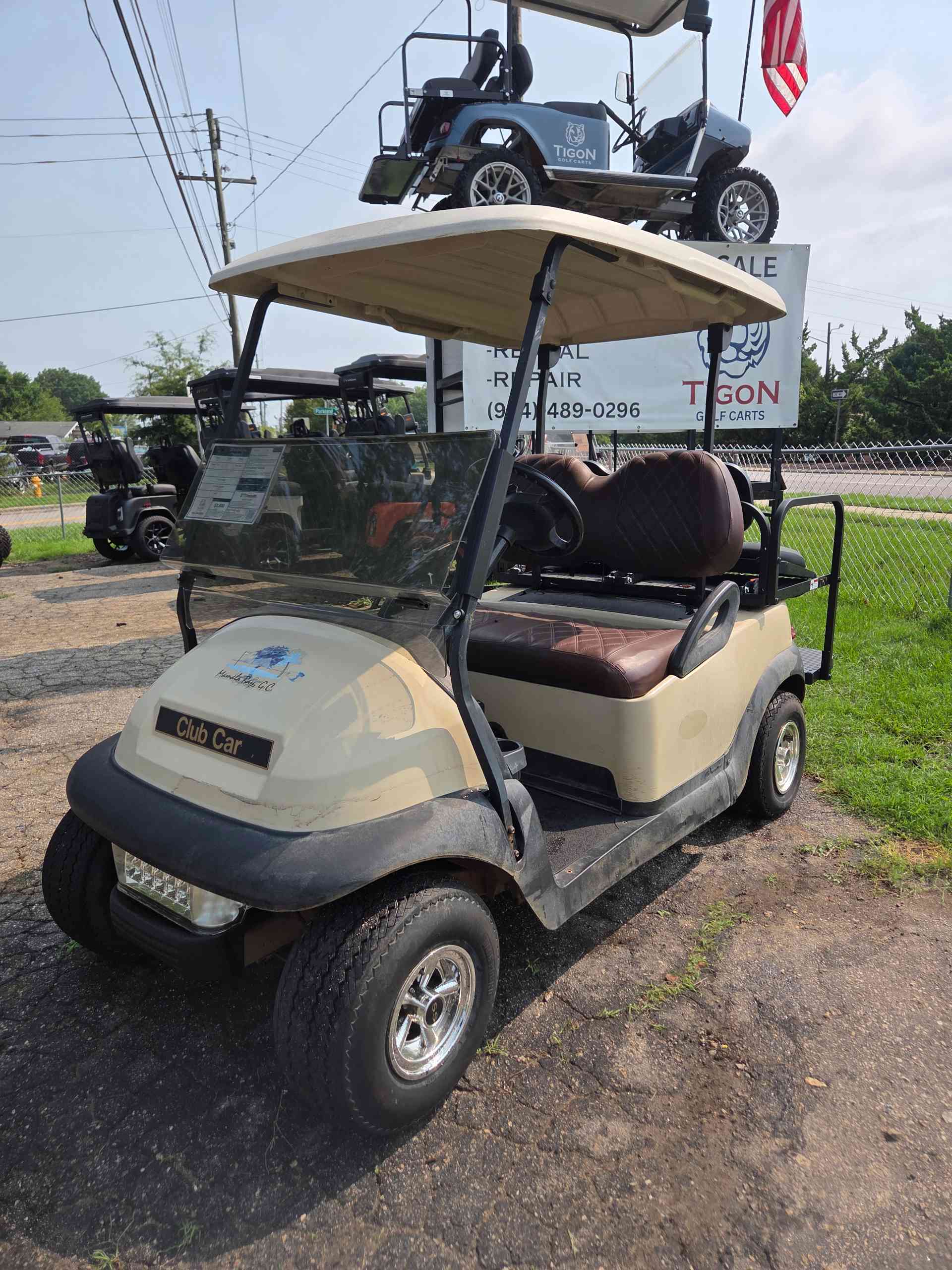 2015 Club Car Precedent Golf Cart in Beige