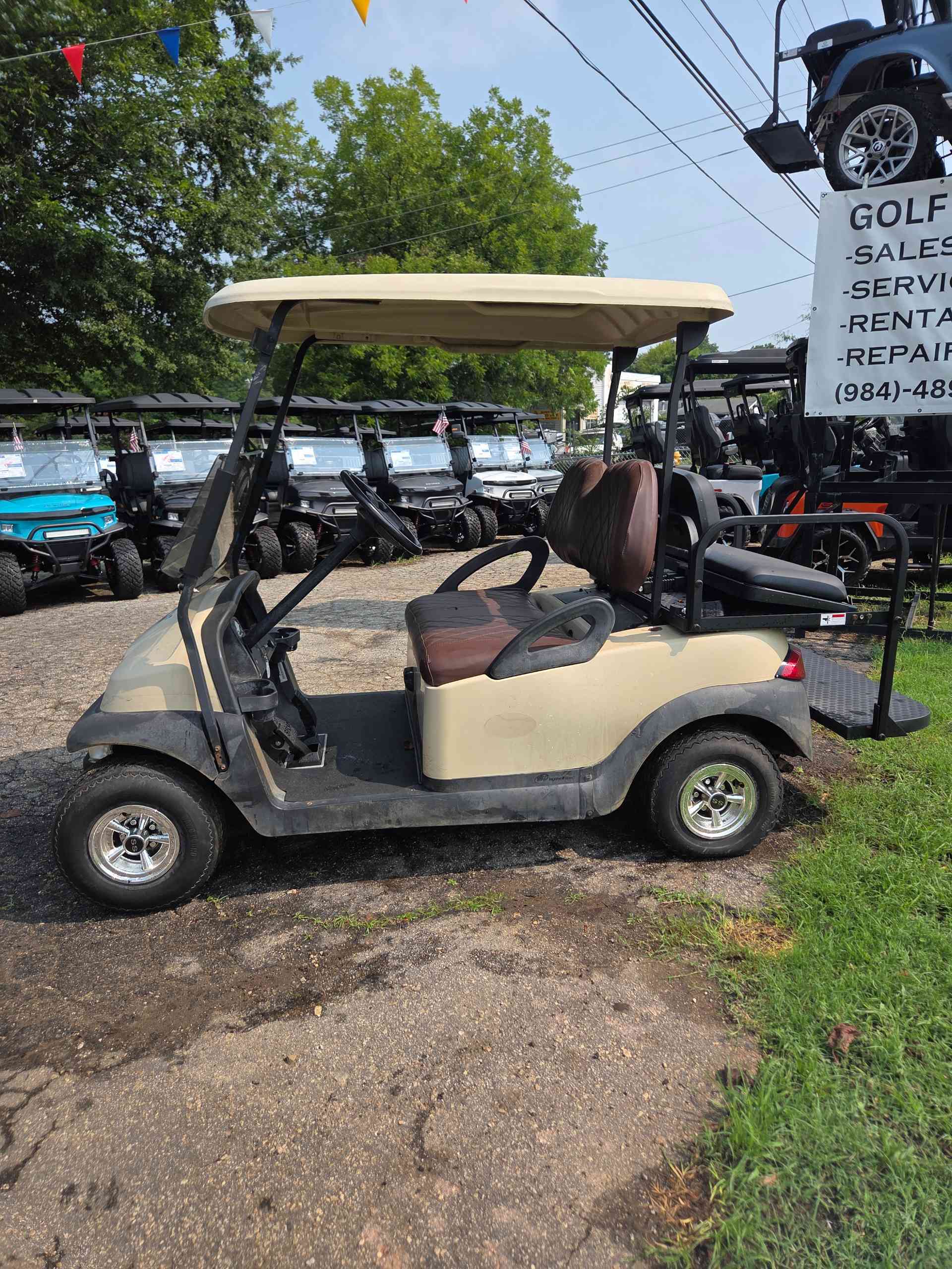 2015 Club Car Precedent Beige golf cart in Beige — photo 2 of 4, Raleigh, NC