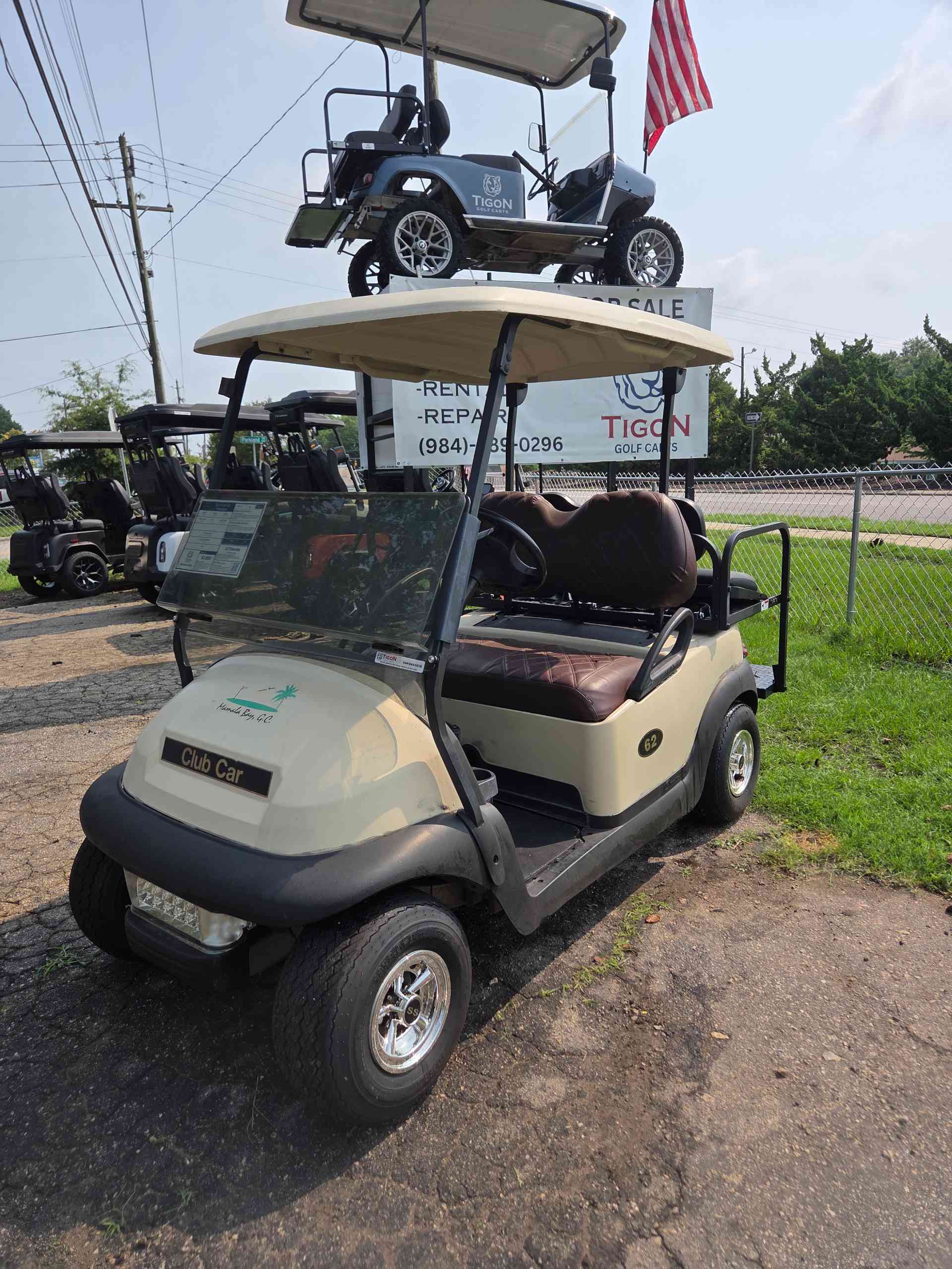 2015 Club Car Precedent Golf Cart in Beige