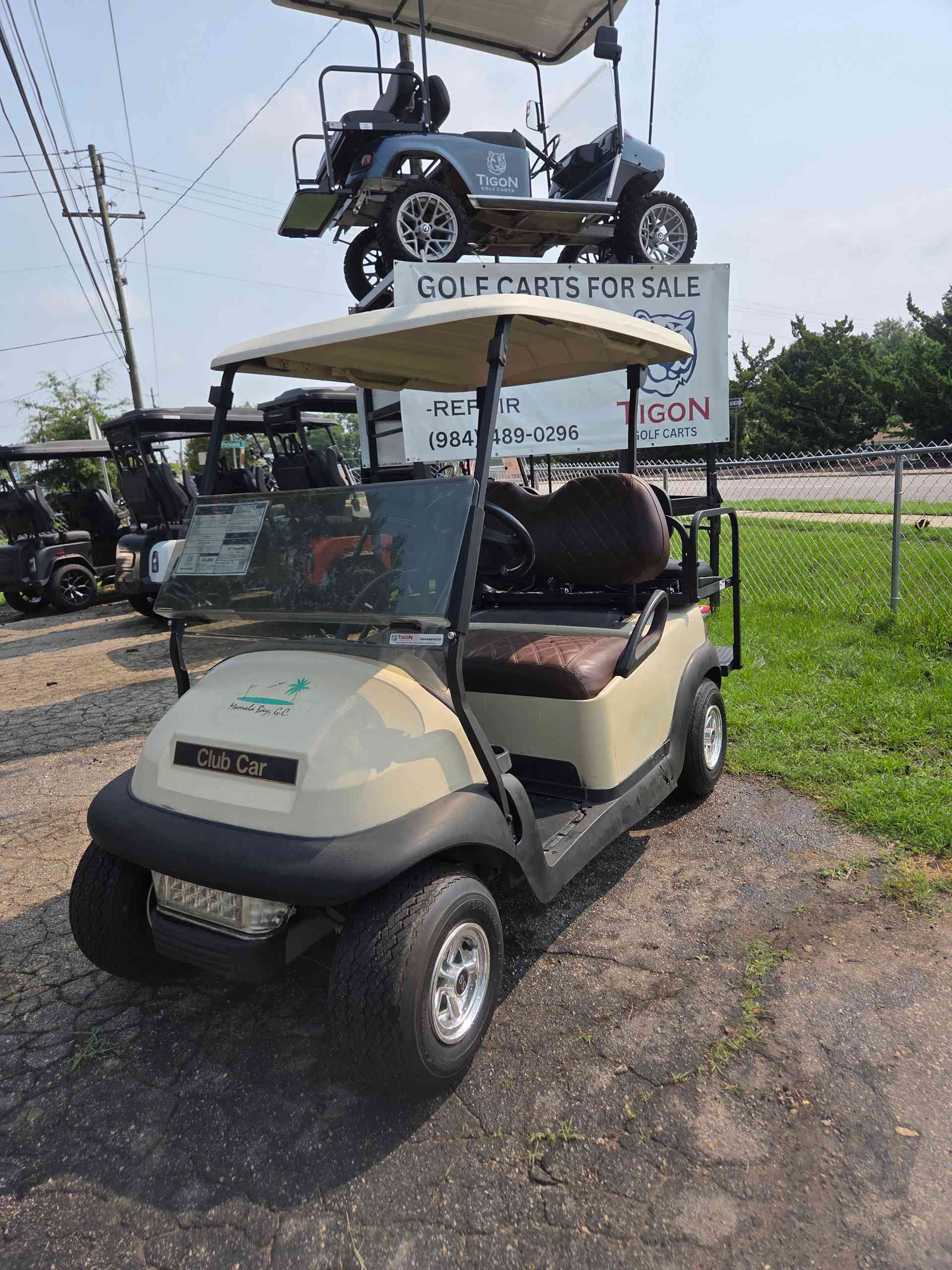 2015 Club Car Precedent Golf Cart in Beige