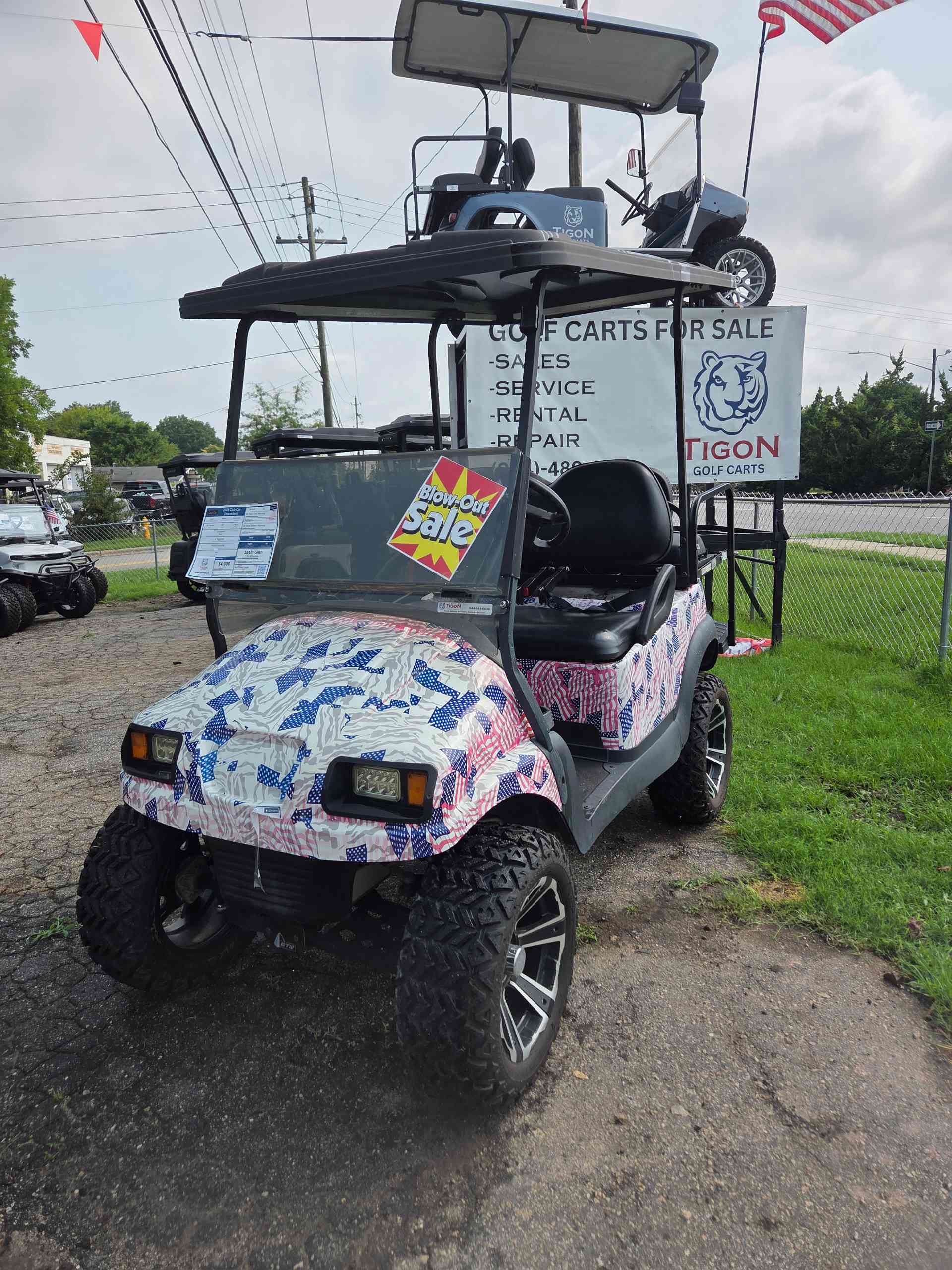 2008 Club Car Precedent Golf Cart in American