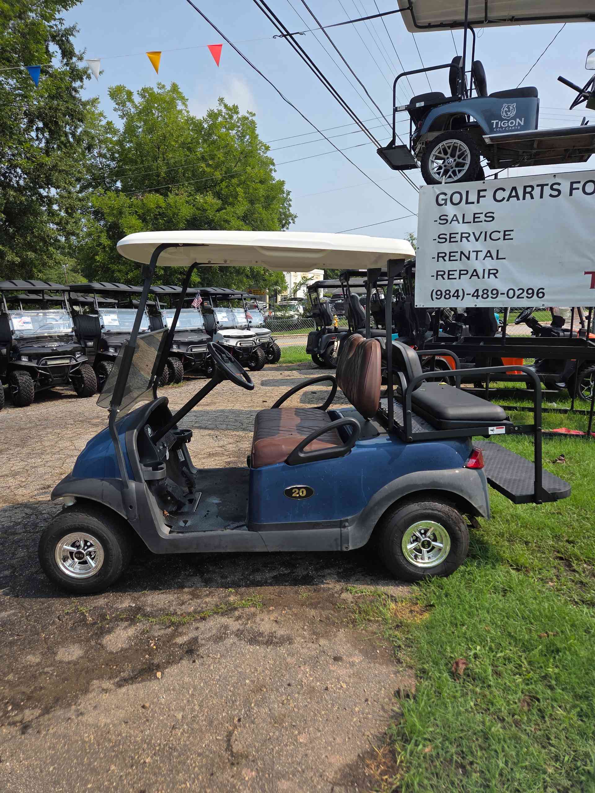 2015 Club Car Precedent Blue golf cart in Blue — photo 2 of 4, Raleigh, NC