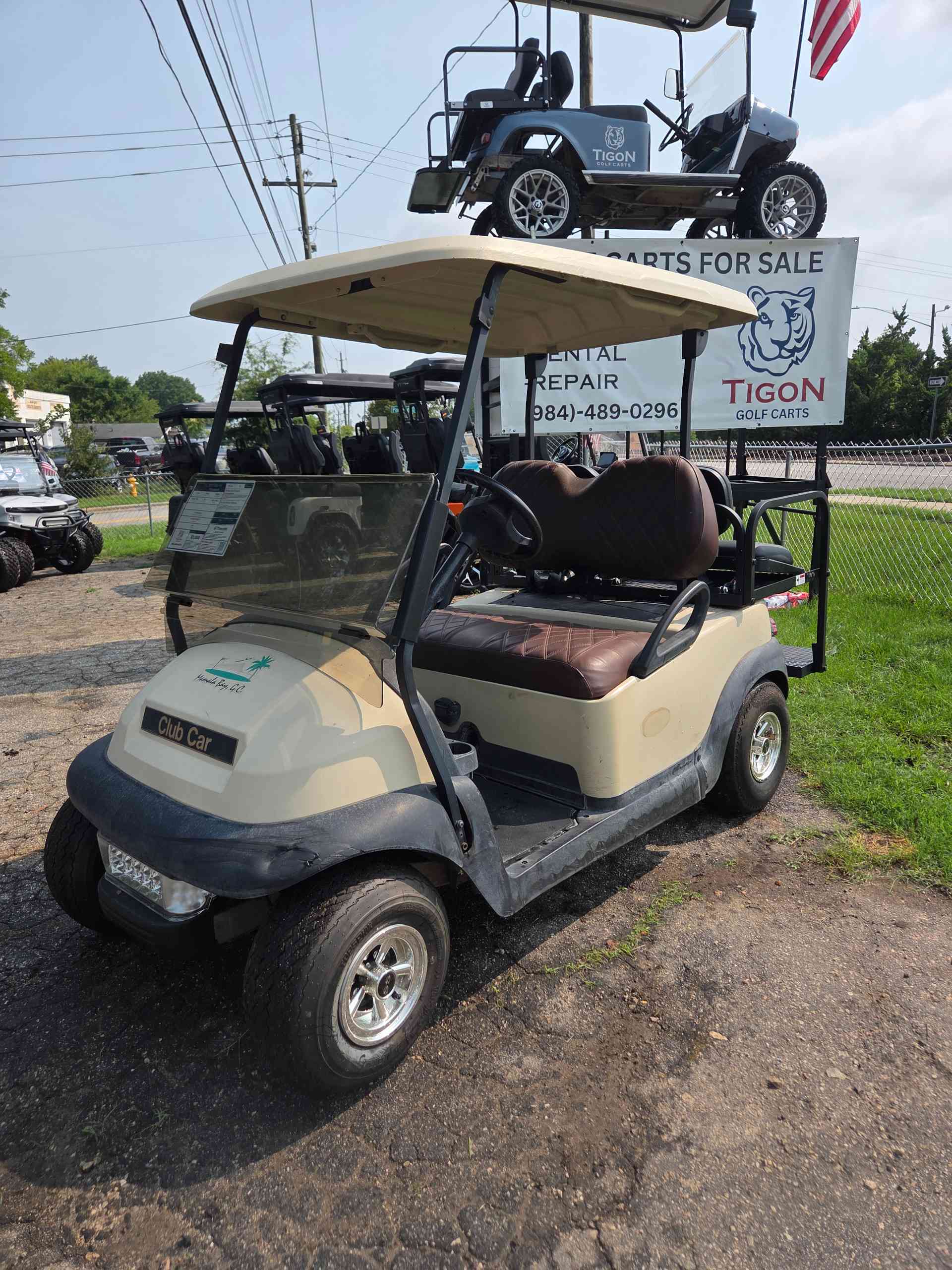 2015 Club Car Precedent Golf Cart in Beige