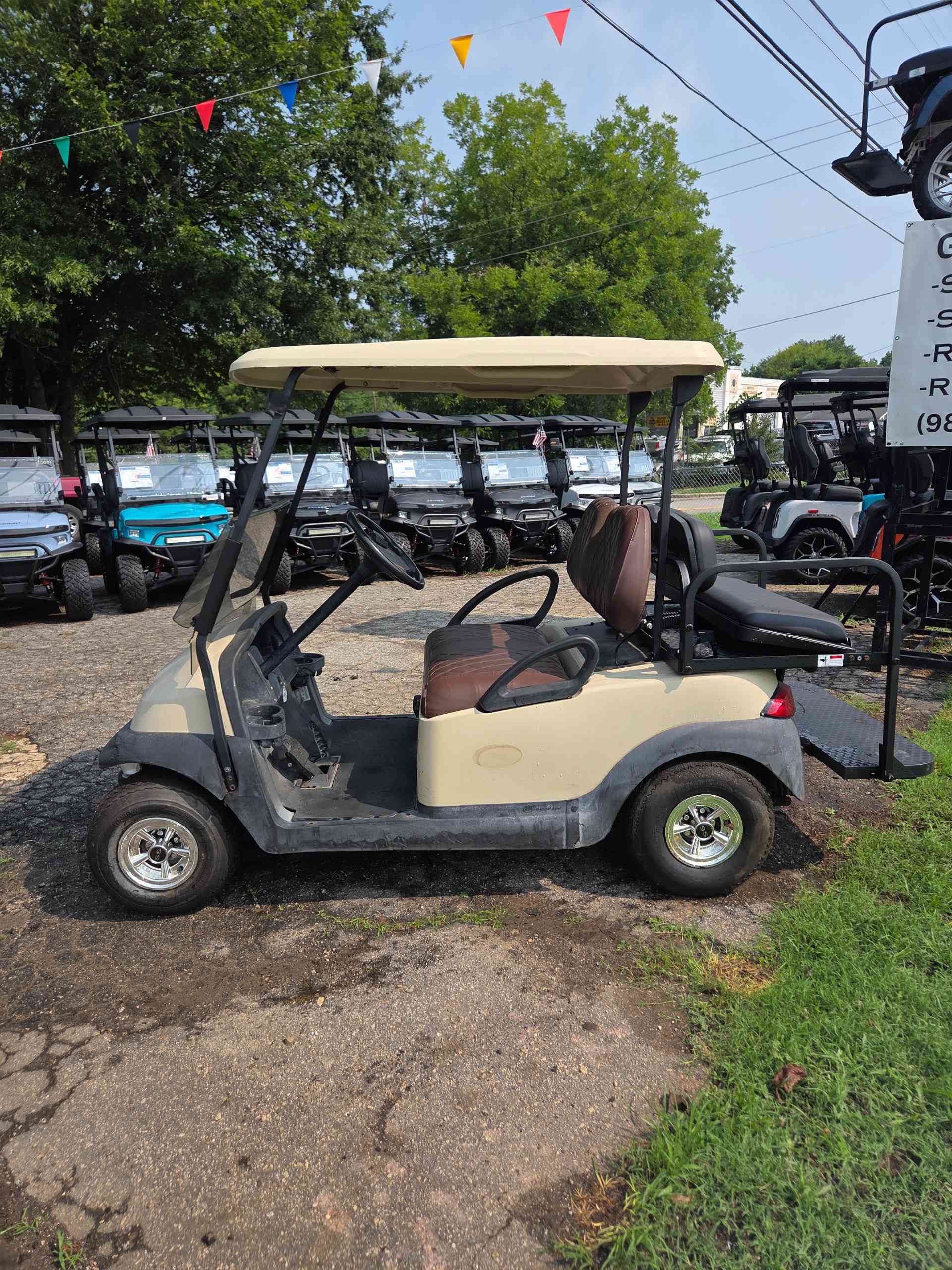 2015 Club Car Precedent Beige golf cart in Beige — photo 2 of 4, Raleigh, NC