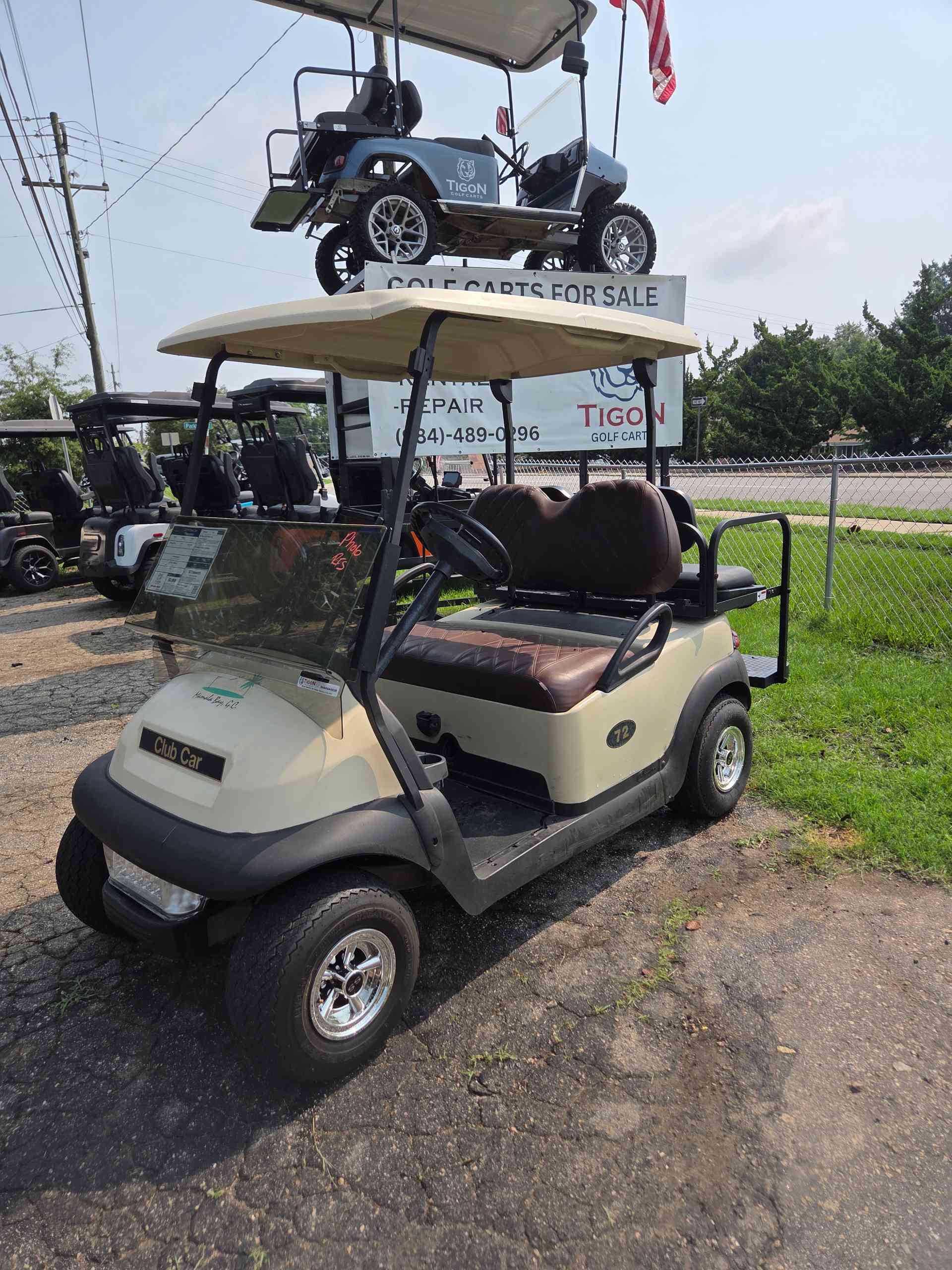 2015 Club Car Precedent Golf Cart in Beige