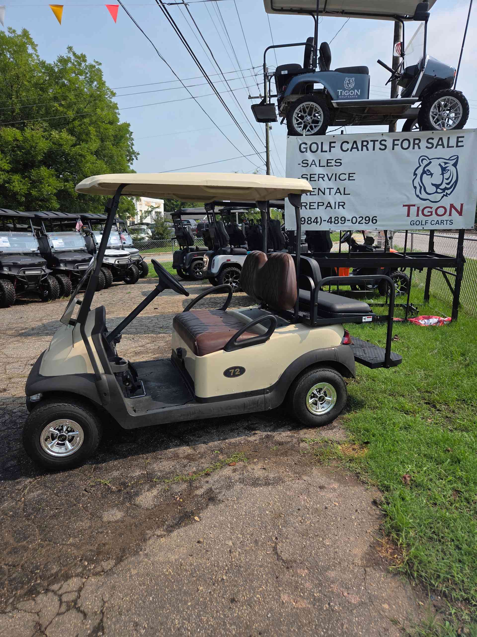 2015 Club Car Precedent Beige golf cart in Beige — photo 2 of 4, Raleigh, NC