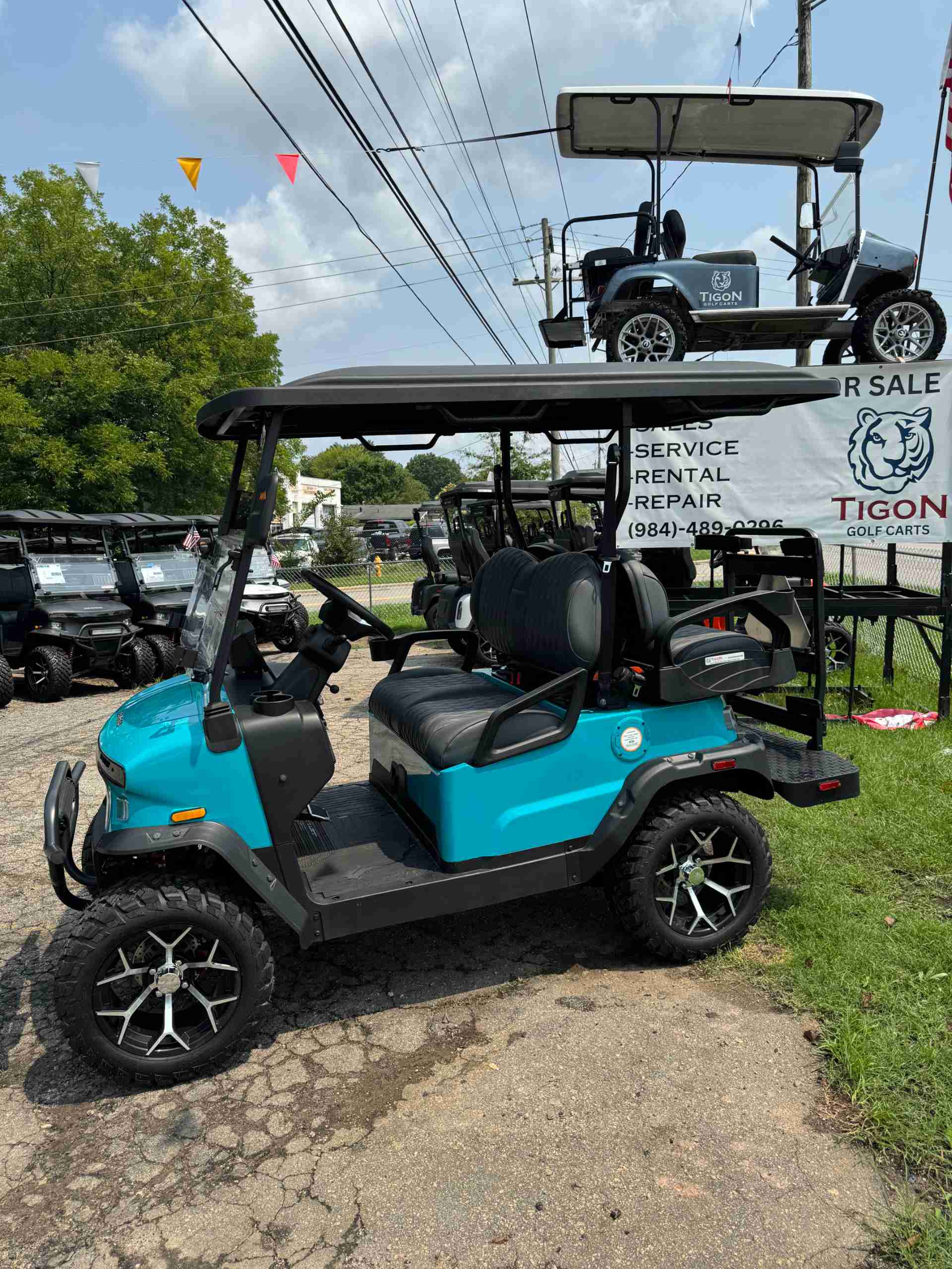 2026 Denago Nomad XL Aqua golf cart in Aqua — photo 2 of 4, Raleigh, NC