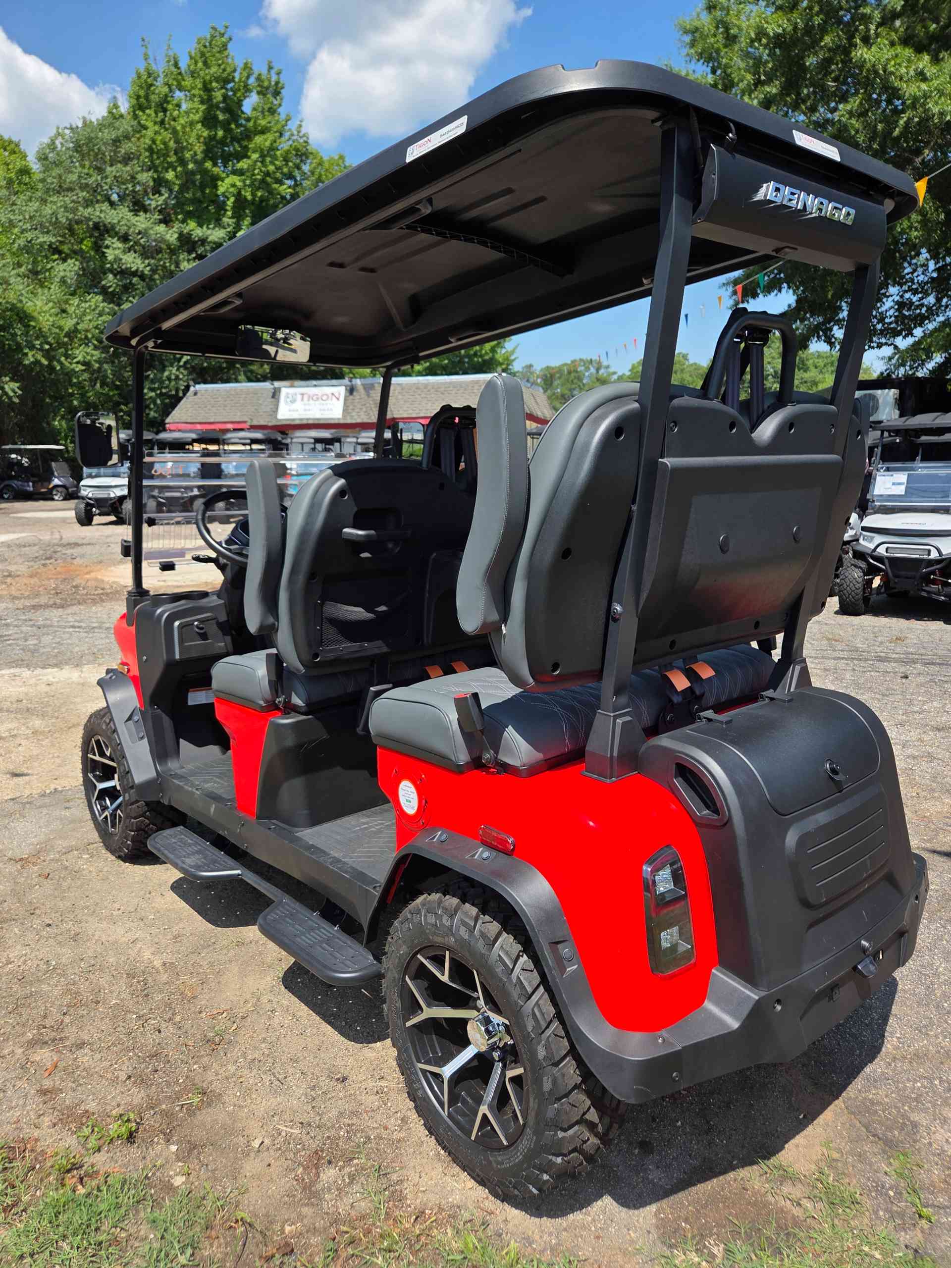 2026 Denago Rover XL Scarlet golf cart in Scarlet — photo 3 of 4, Raleigh, NC