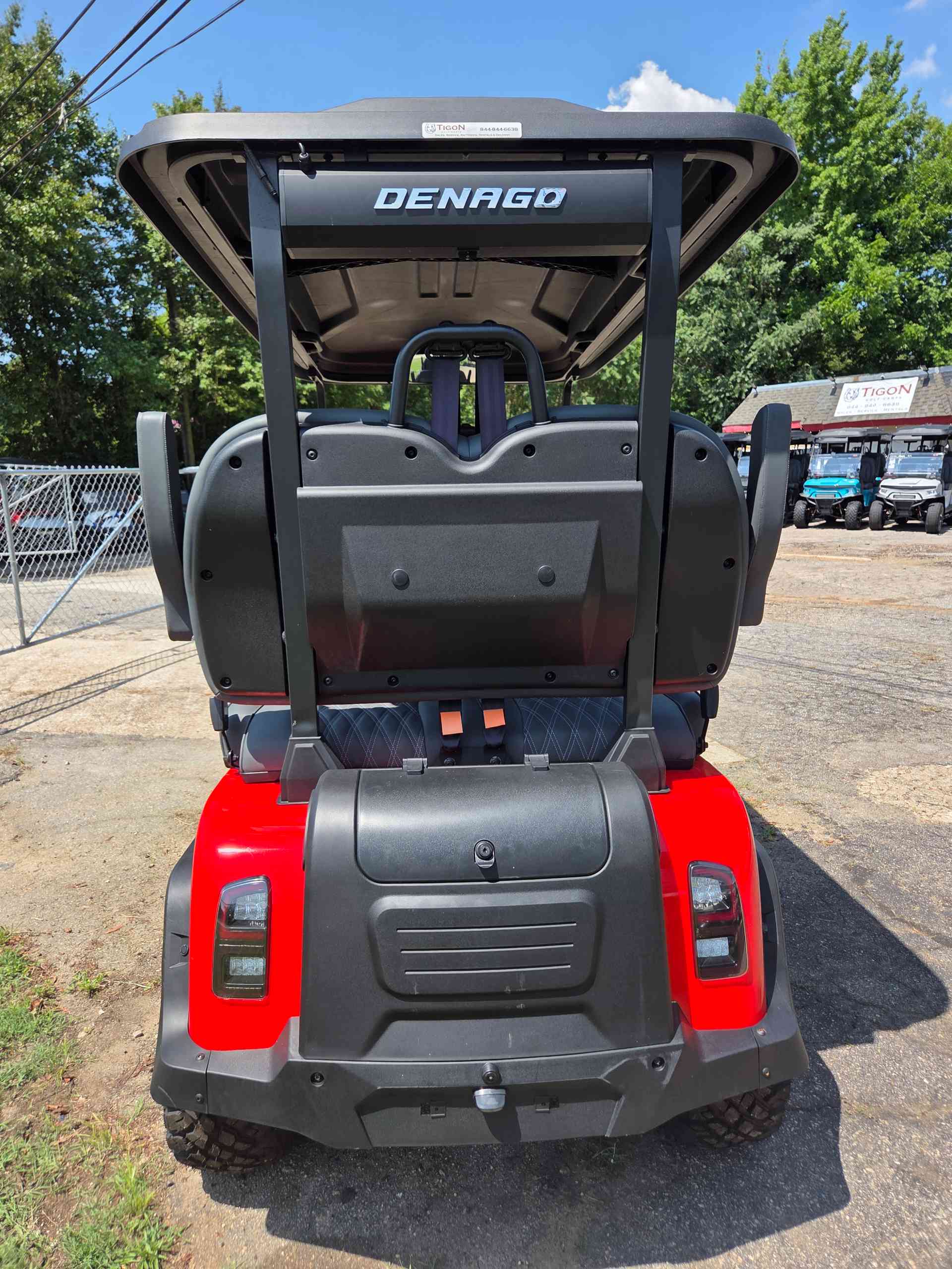 2026 Denago Rover XL Scarlet golf cart in Scarlet — photo 4 of 4, Raleigh, NC