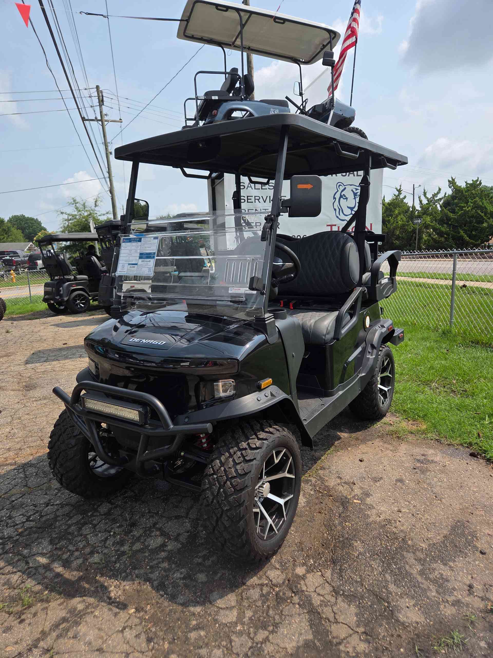 2026 Denago Nomad XL Golf Cart in Black