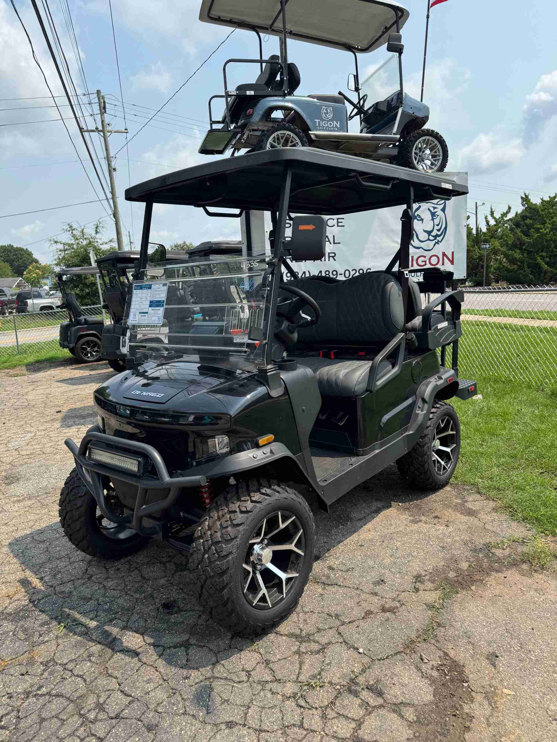 2026 Denago Nomad XL Golf Cart in Black