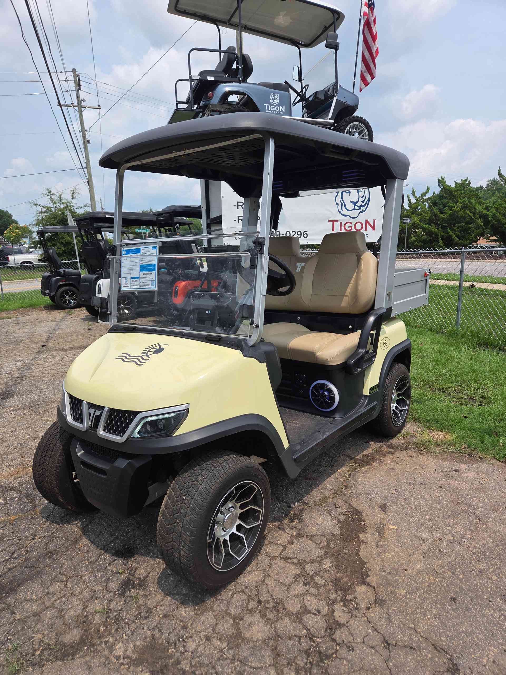 2025 Tara Spirit Plus Golf Cart in Beige