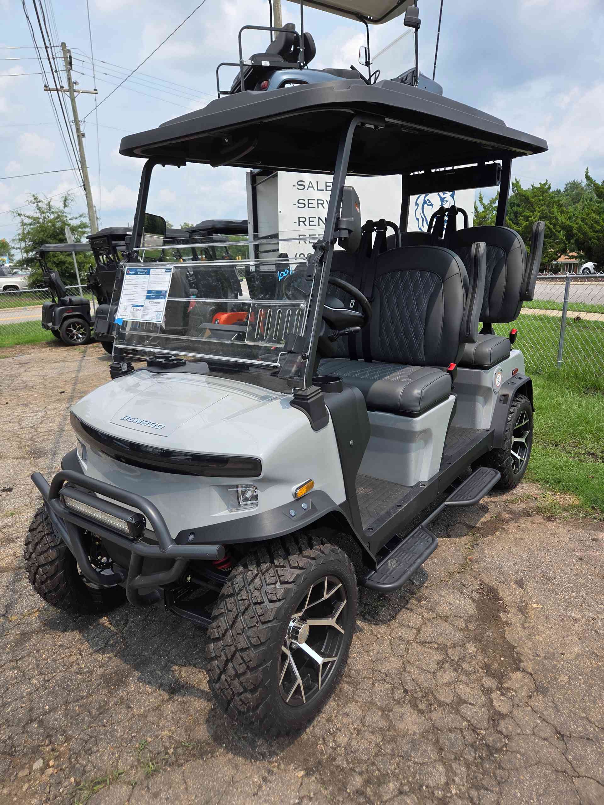 2026 Denago Rover XL Golf Cart in Gray