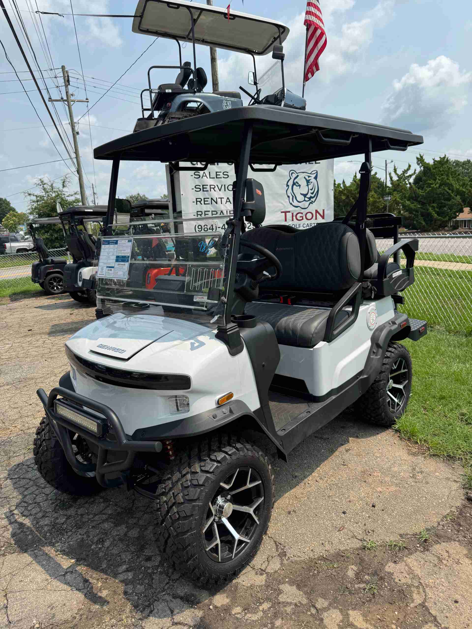 2026 Denago Nomad XL Golf Cart in White