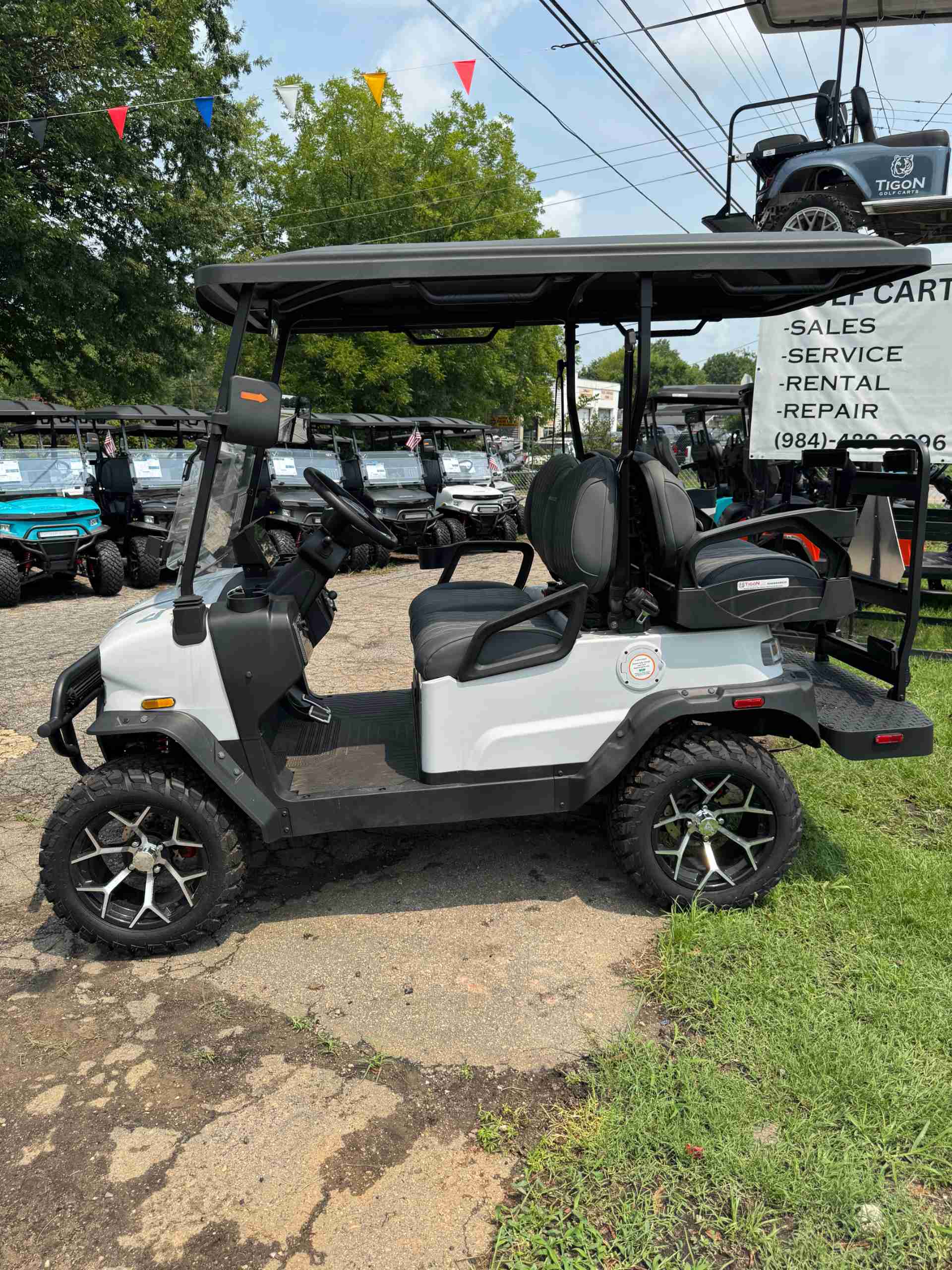 2026 Denago Nomad XL White golf cart in White — photo 2 of 4, Raleigh, NC