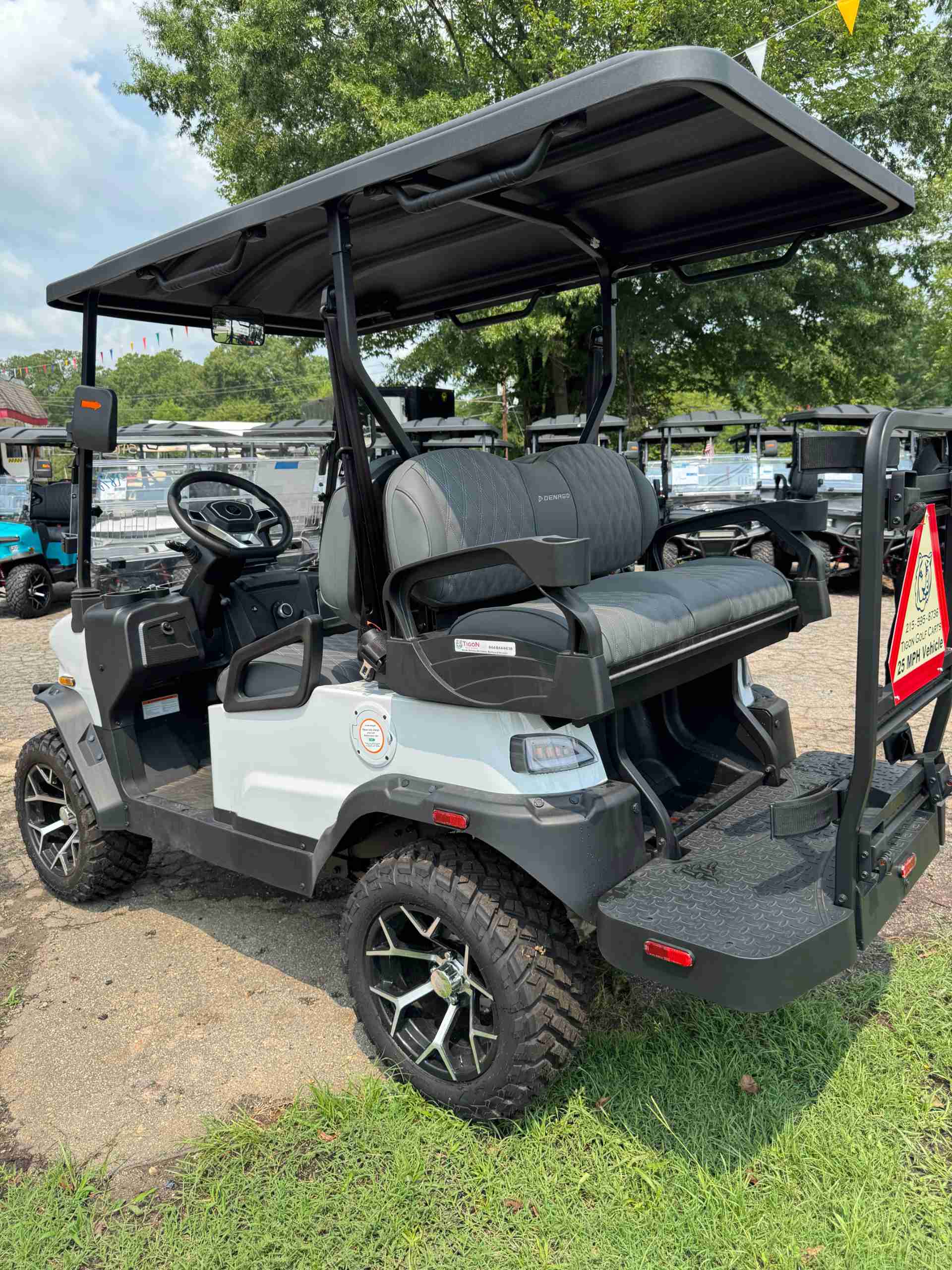 2026 Denago Nomad XL White golf cart in White — photo 3 of 4, Raleigh, NC