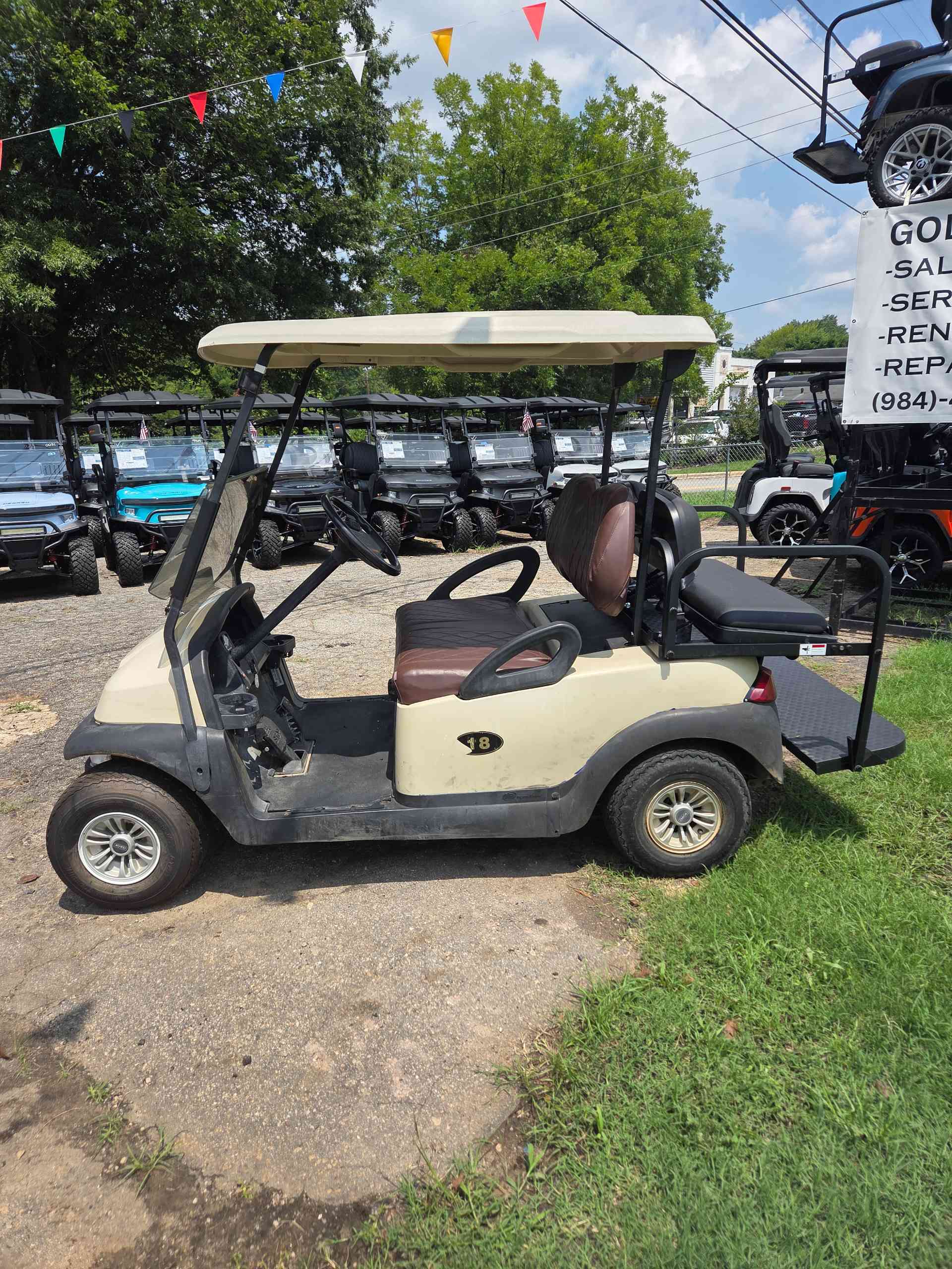 2015 Club Car Precedent Beige golf cart in Beige — photo 2 of 4, Raleigh, NC